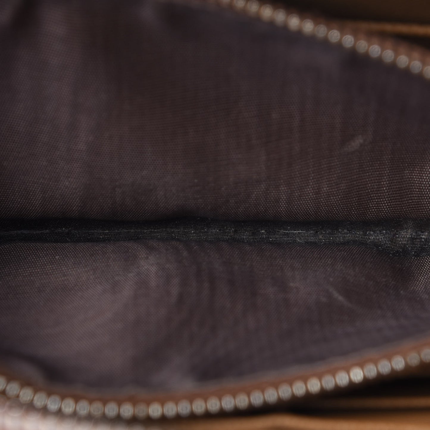 Saffiano Metal Zip Around Wallet Caramel
