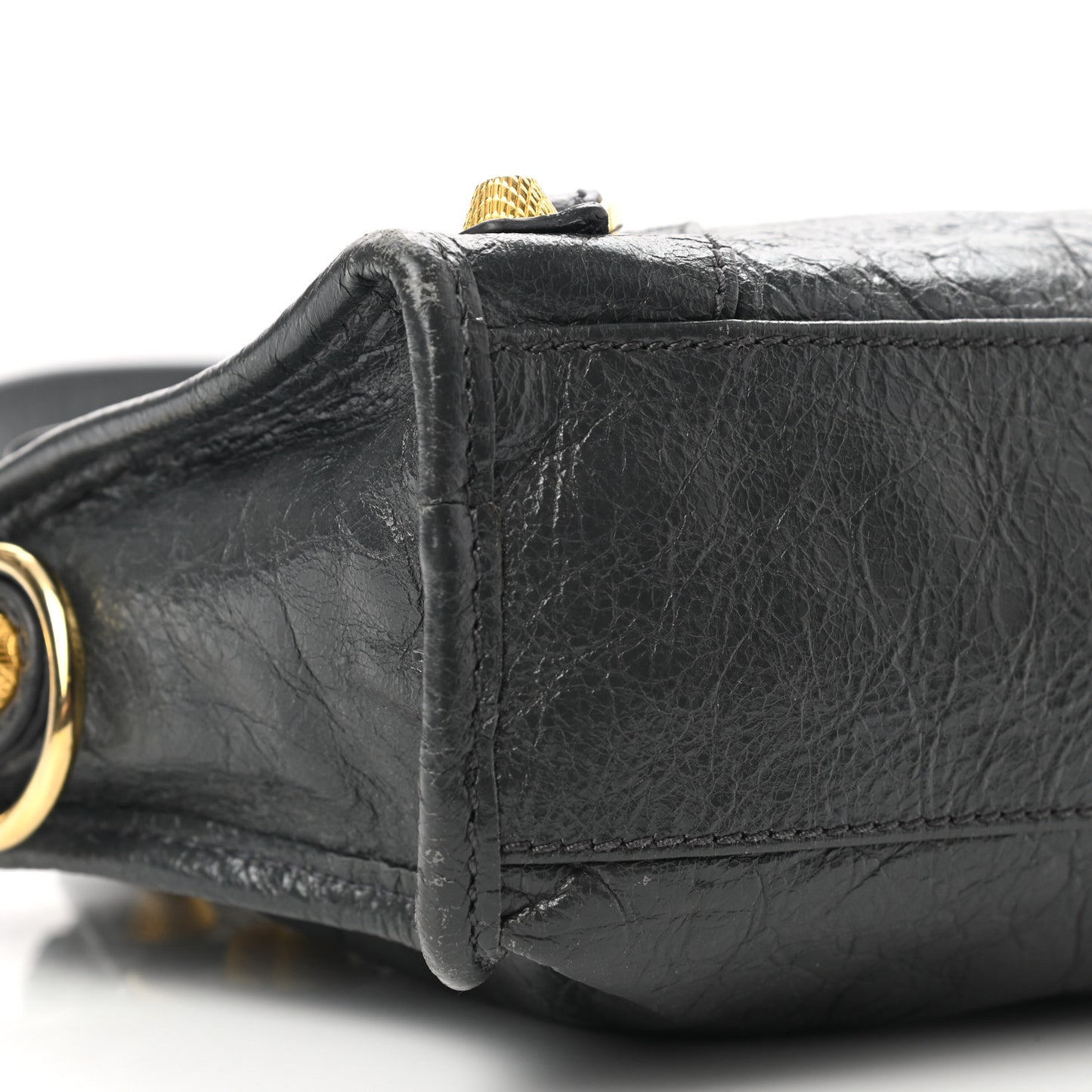 Agneau Giant 12 Gold Hardware Mini City Gris Fossile