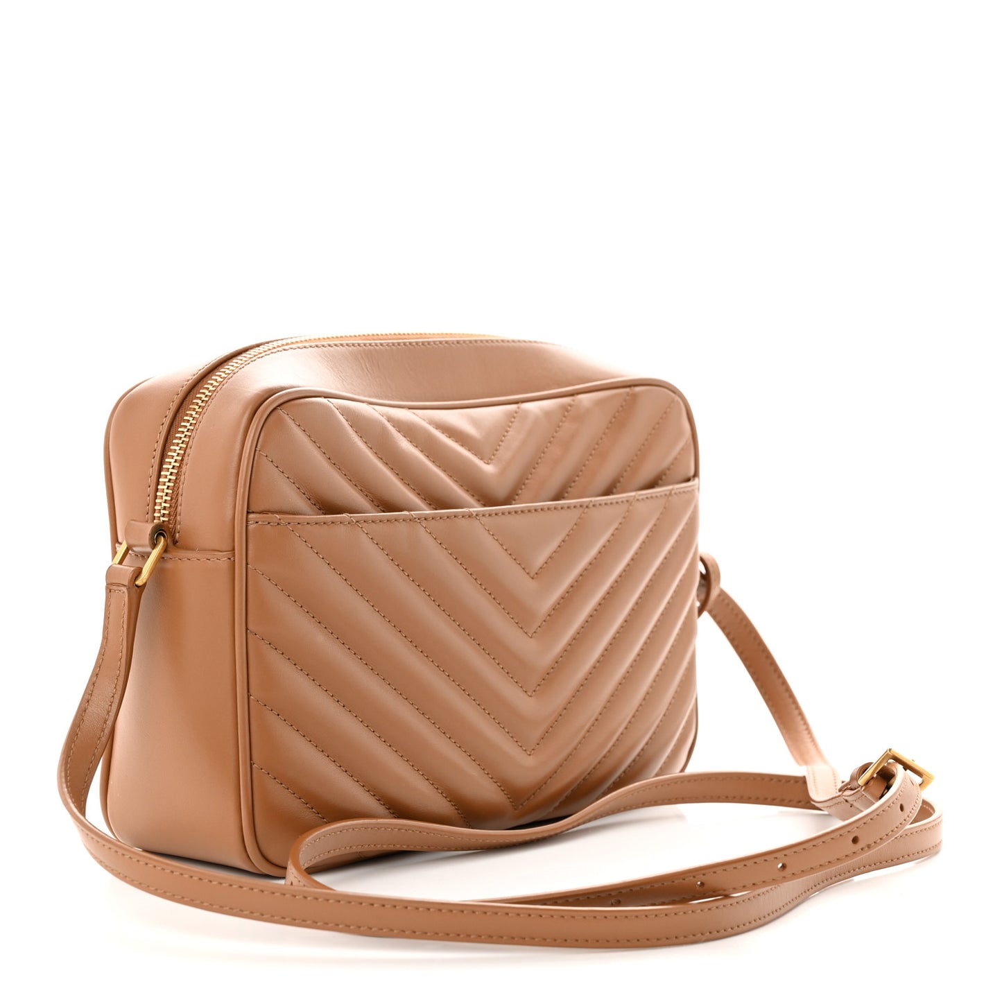 Calfskin Matelasse Monogram Lou Camera Bag Cinnamon