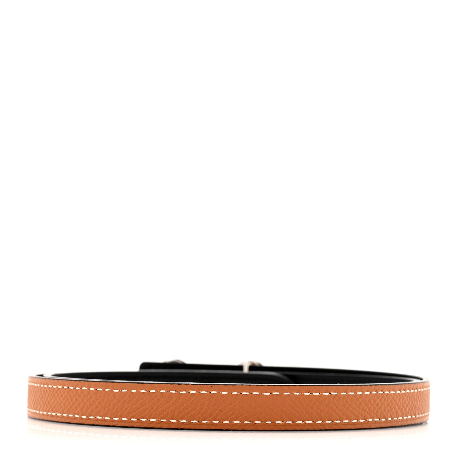 Hermes Epsom Swift 24mm Heritage Belt 75 30 Gold Black 2 of 7