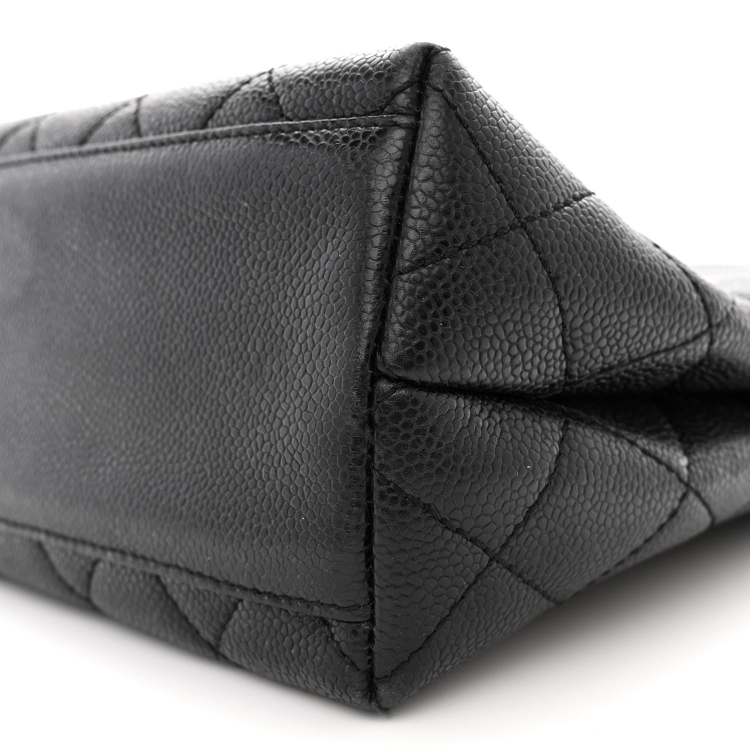 Chanel Caviar Quilted Jumbo Kelly Flap Black 9 of 13