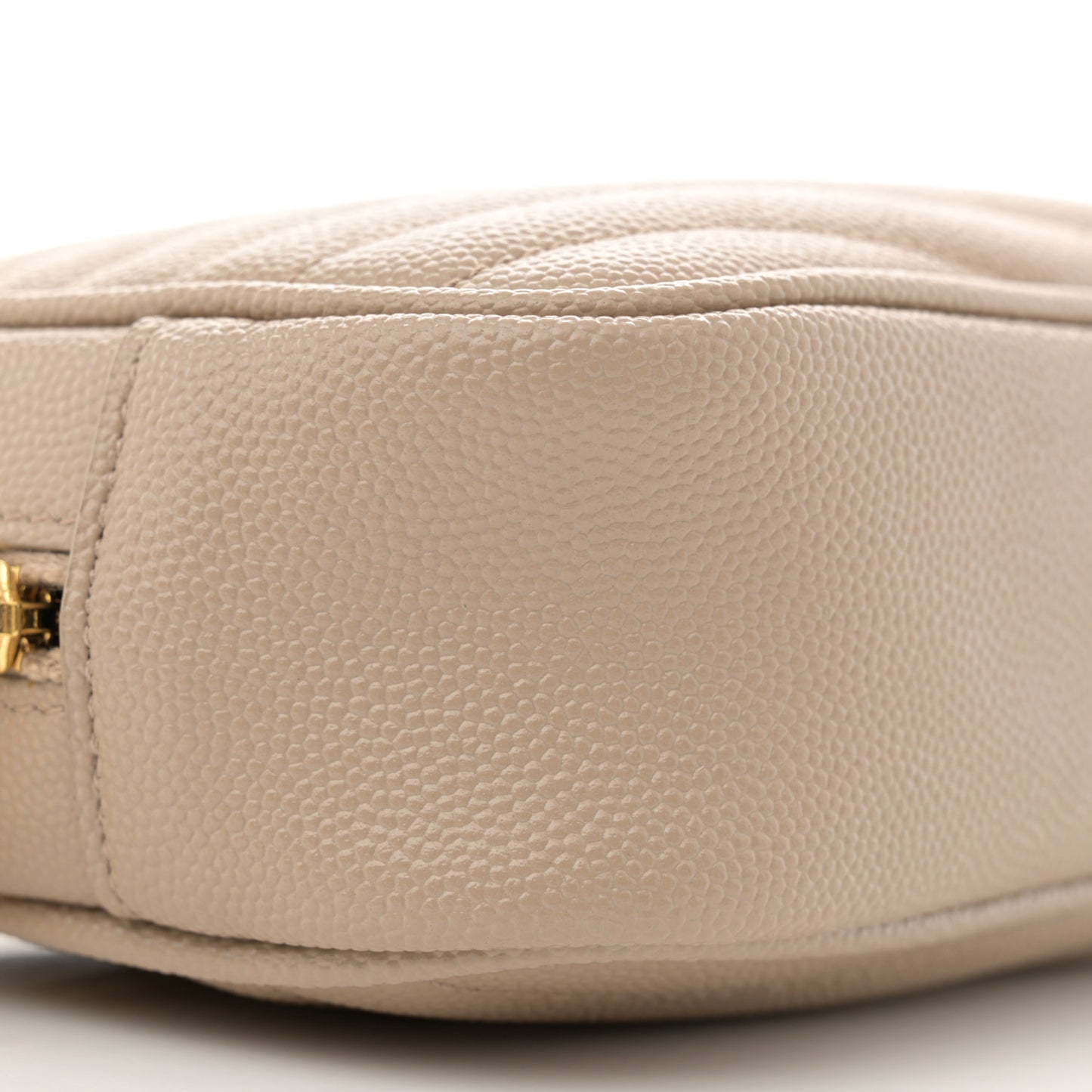 Grain De Poudre Matelasse Monogram Mini Lou Camera Bag Dark Latte