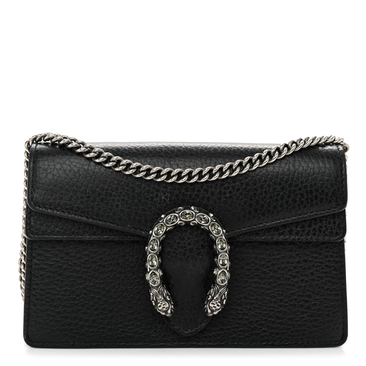 Calfskin Super Mini Dionysus Shoulder Bag Black