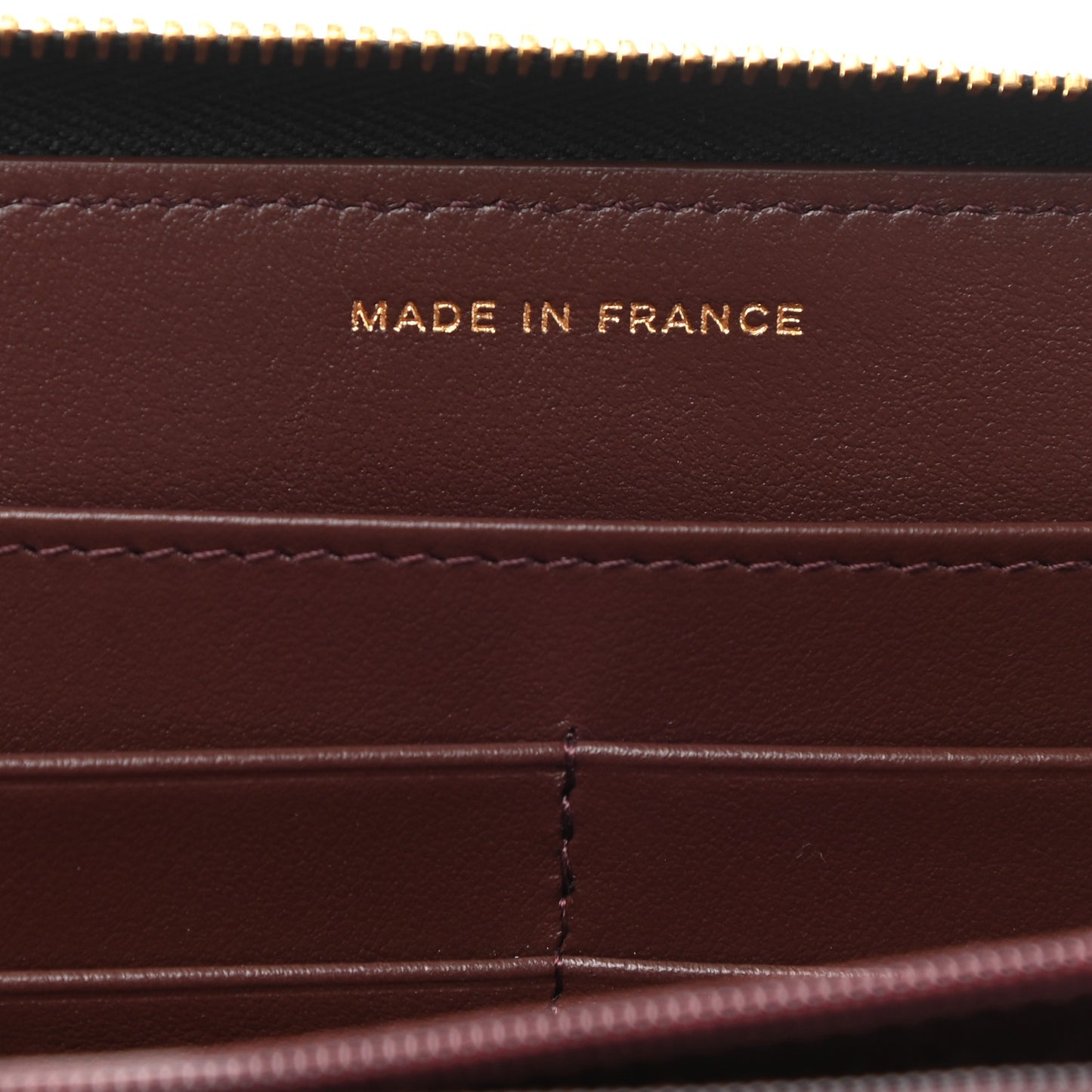 Caviar Quilted Large Gusset Zip Around Wallet Black