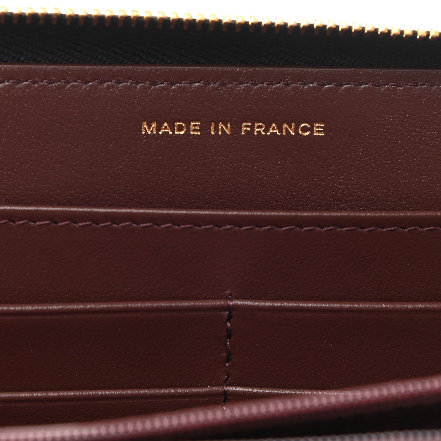 Chanel Caviar Quilted Large Gusset Zip Around Wallet Black 7 of 9