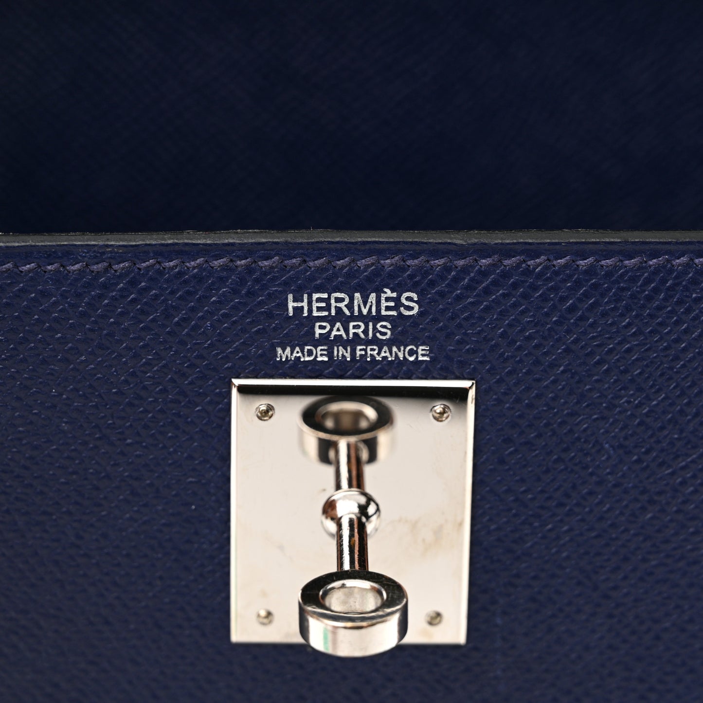 Epsom Flag Kelly Sellier 32 Rouge H Bleu Saphir