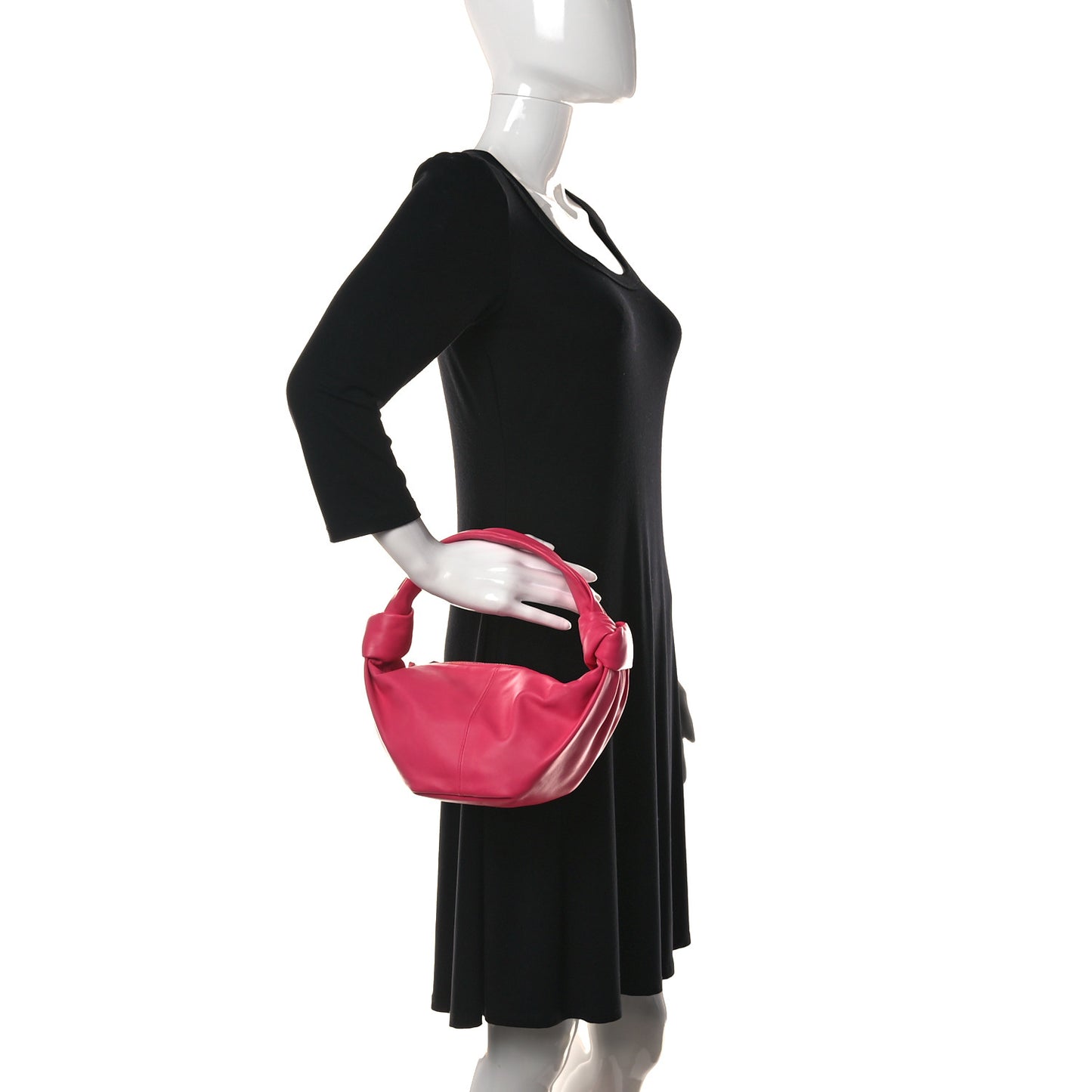 Calfskin Mini Double Knot Bag Lollipop