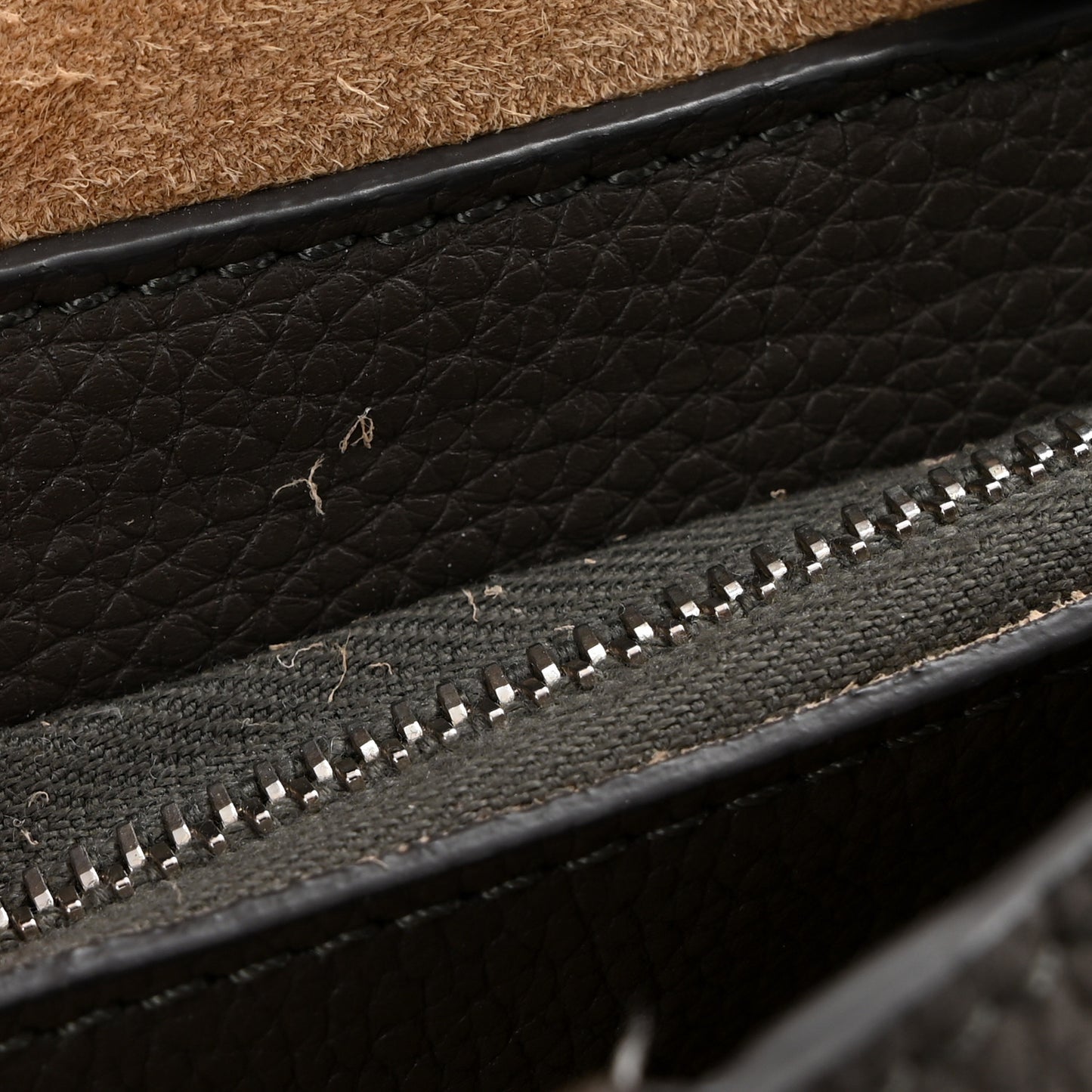 THE ROW Calfskin Small Mail Bag Ash Grey