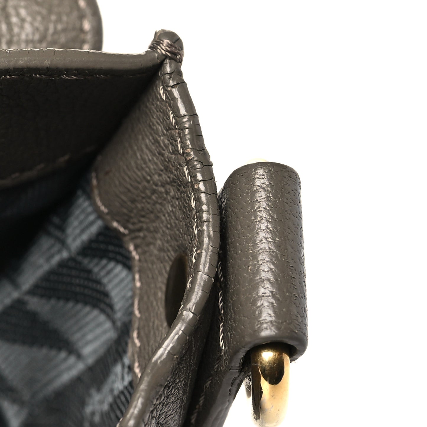 Lambskin Tiny PS1 Satchel Smoke