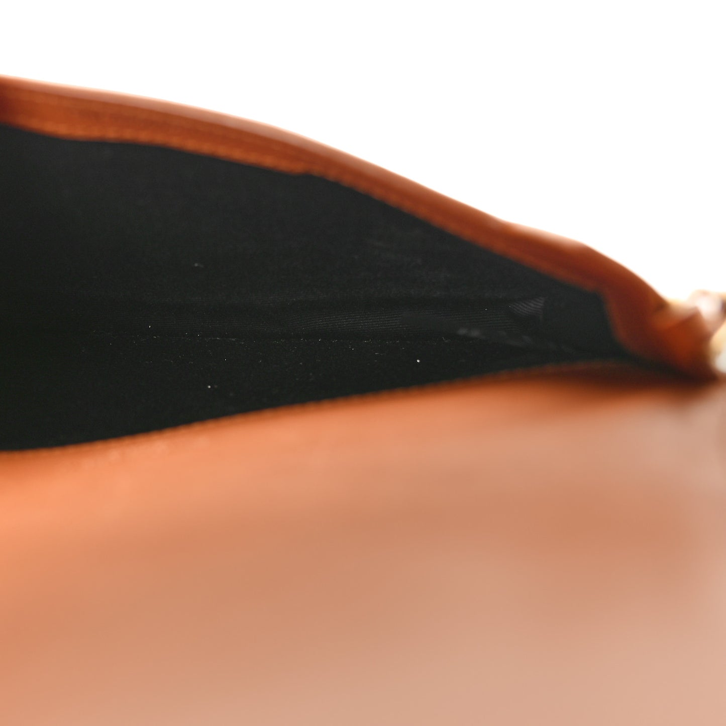 Shearling Monogram Phone Holder Crossbody Brown