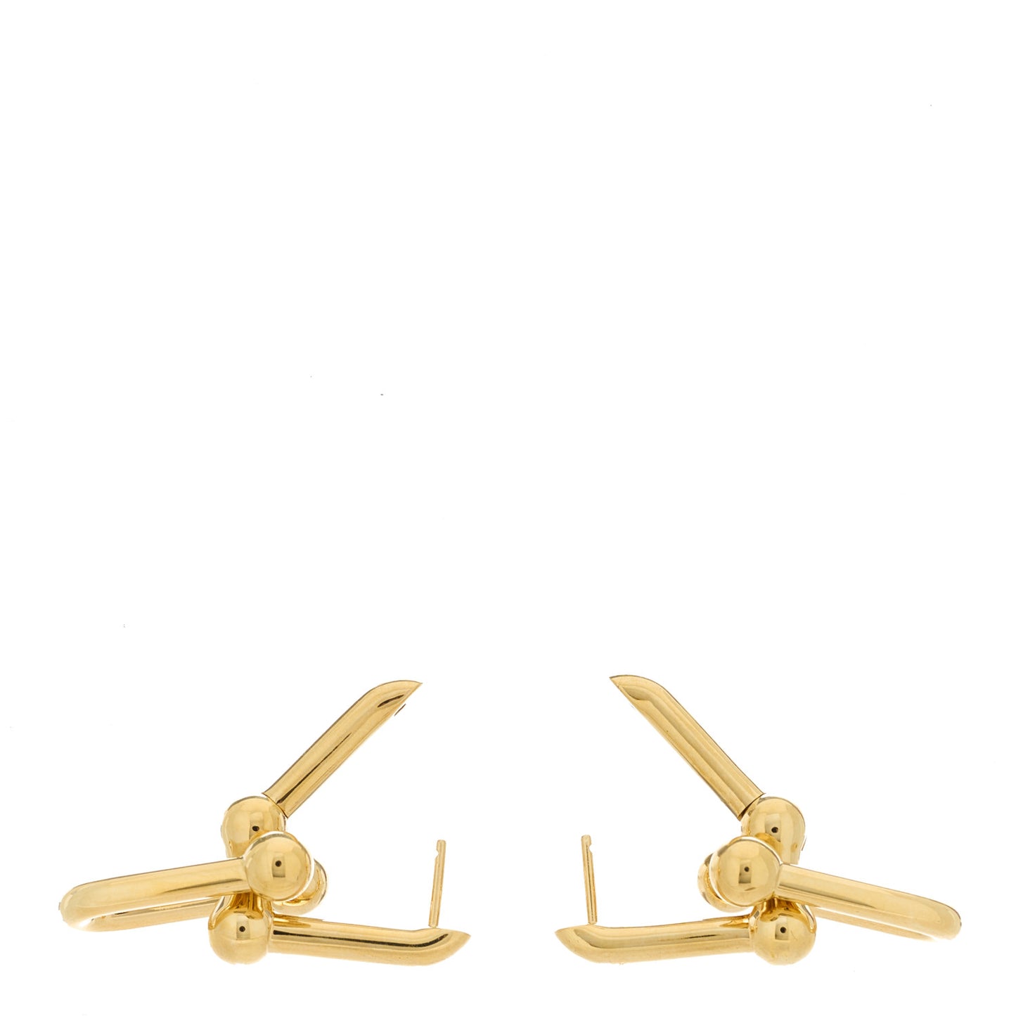 18K Yellow Gold Large HardWear Link Earrings