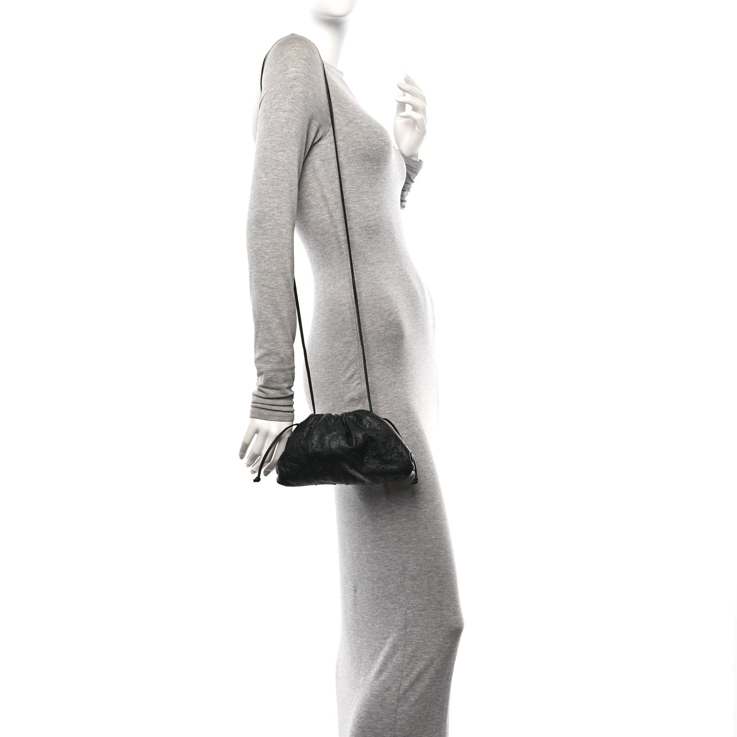 Ostrich The Mini Pouch Black