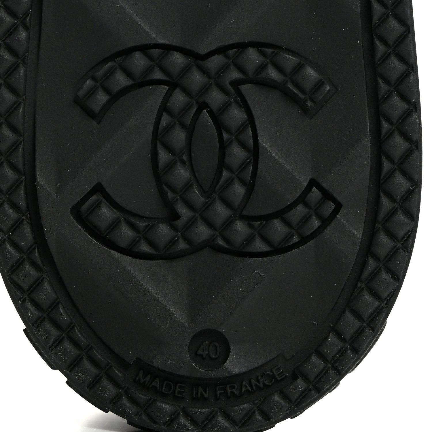 Chanel Caoutchouk CC High Boots 40 Black 8 of 9