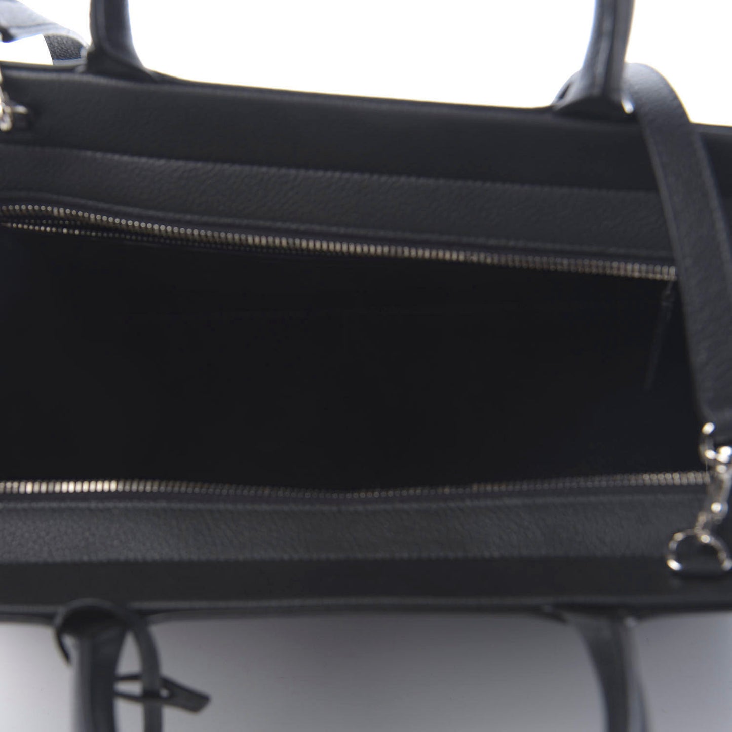 Calfskin Medium Rive Gauche Cabas Navy Blue