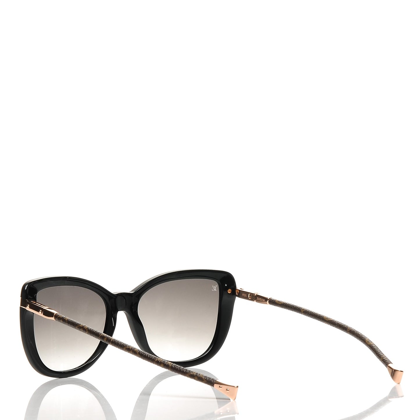 Monogram Acetate Charlotte Sunglasses Z0781W Black