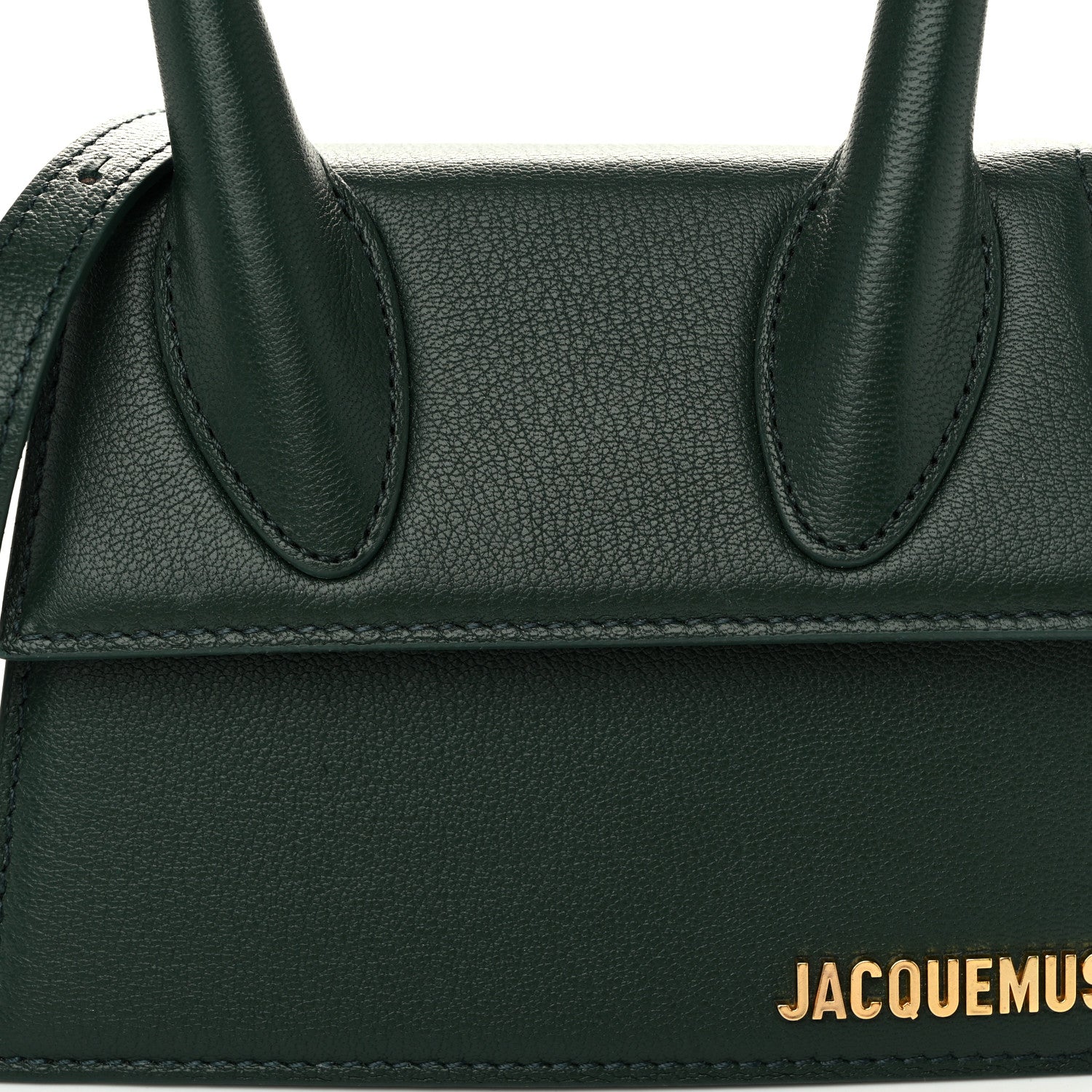Jacquemus Calfskin Le Chiquito Moyen Dark Green 8 of 11