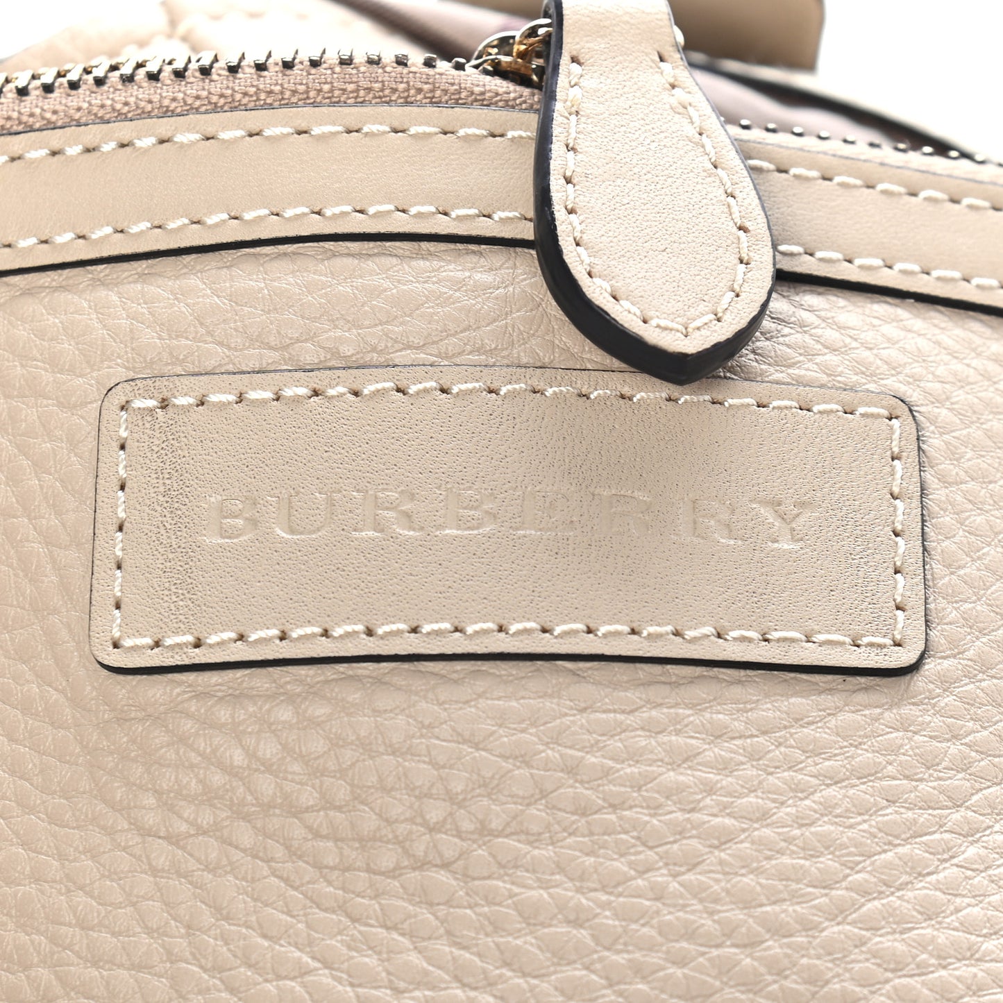 Grainy Calfskin Medium Canterbury Tote Trench