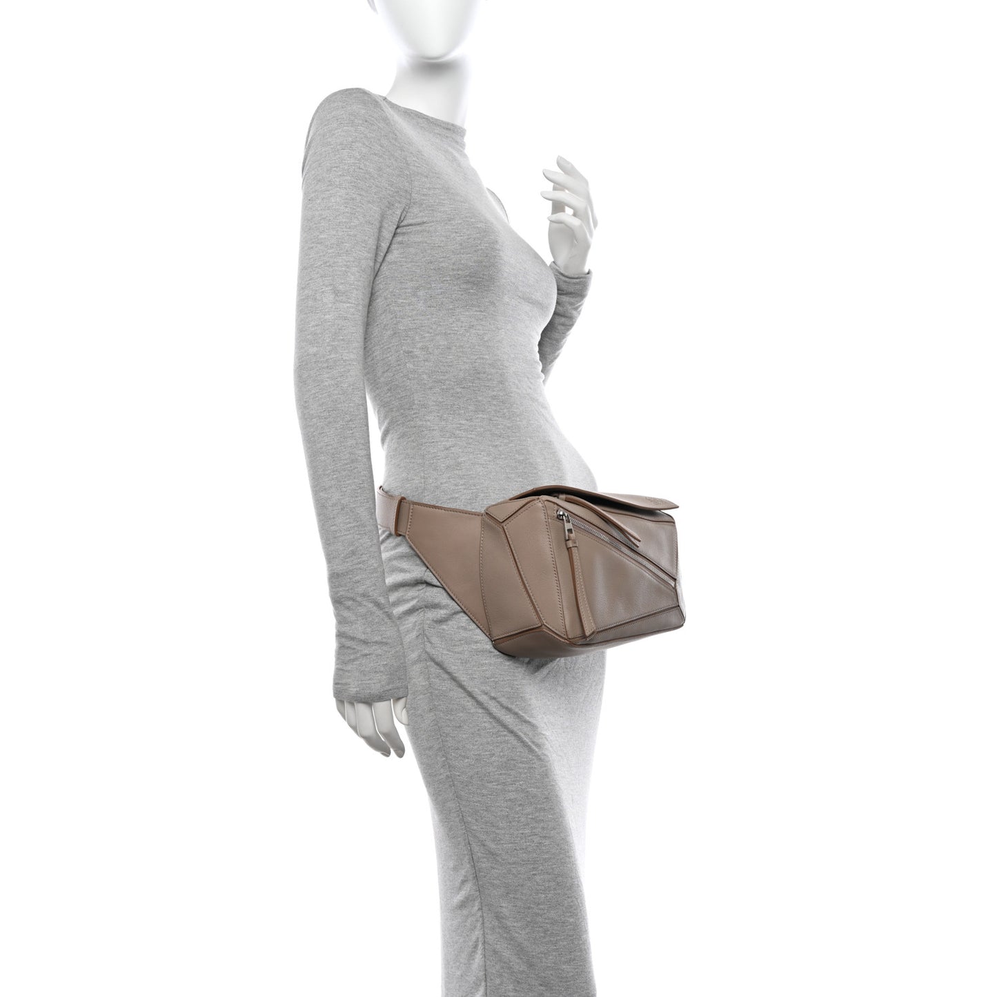 Calfskin Small Puzzle Bumbag Sand
