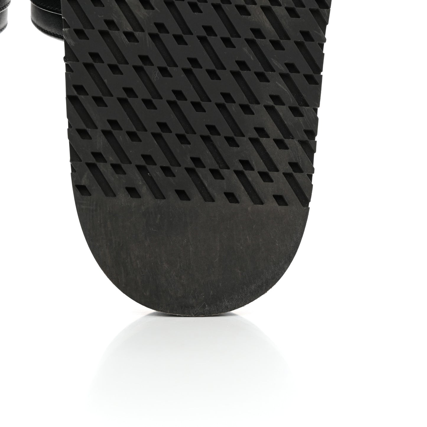 Calfskin Womens Empire Sandals 37 Black