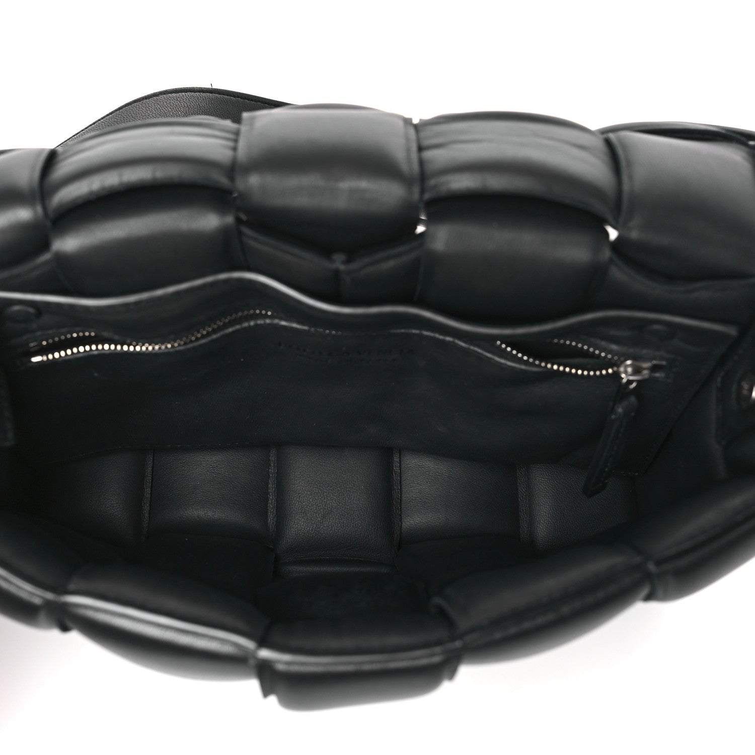 Bottega Veneta Nappa Maxi Intreccio Padded Cassette Crossbody Bag Black 5 of 15