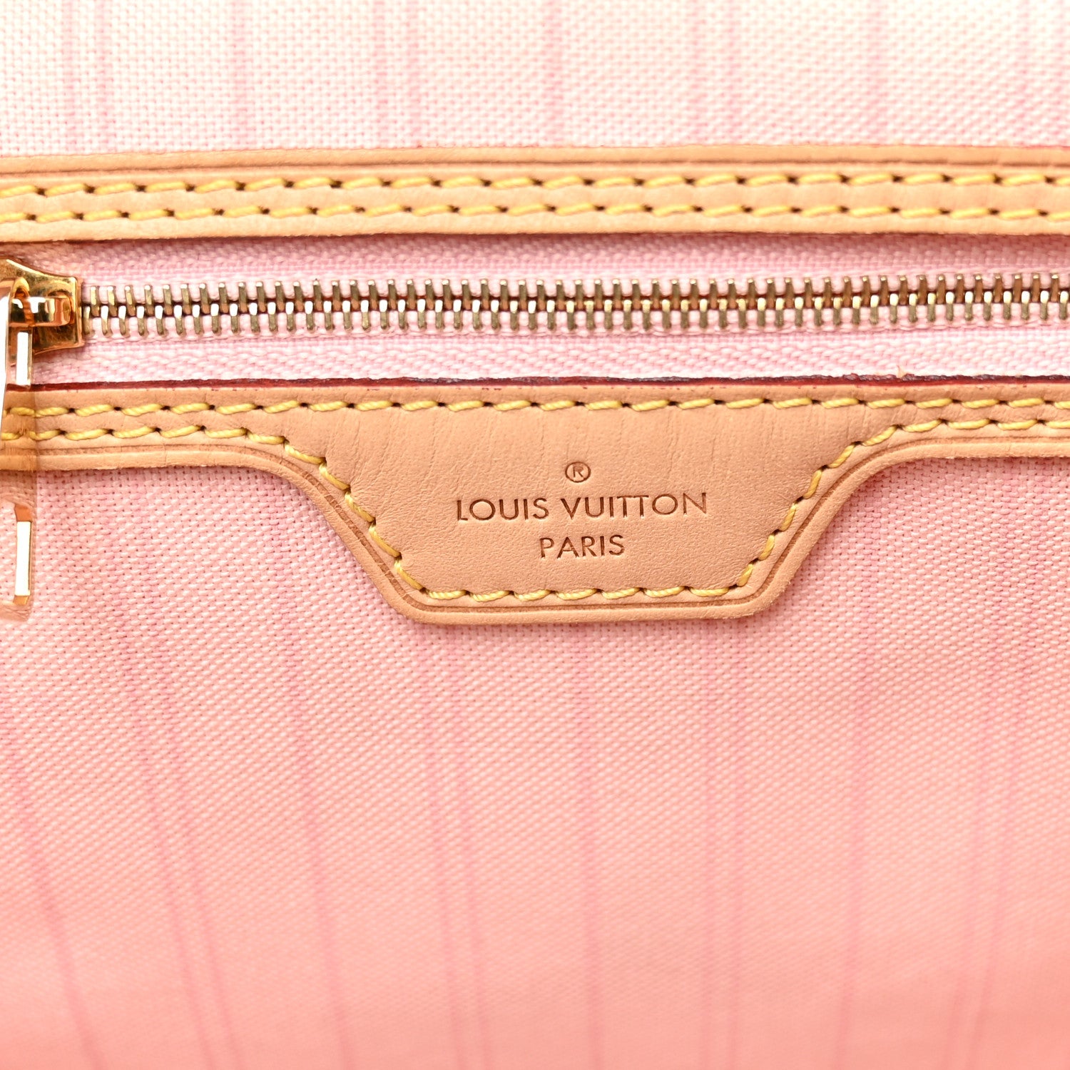 Louis Vuitton Damier Azur Delightful MM Rose Ballerine 6 of 12