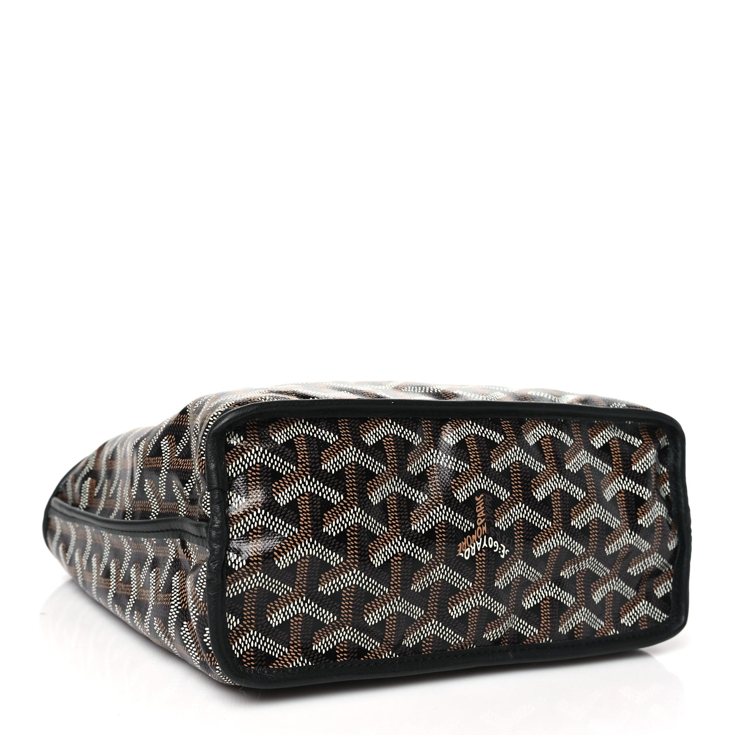 Goyardine Reversible Mini Anjou Black