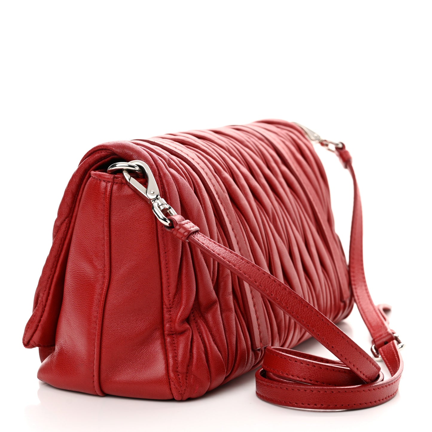 Nappa Matelasse Messenger Fuoco