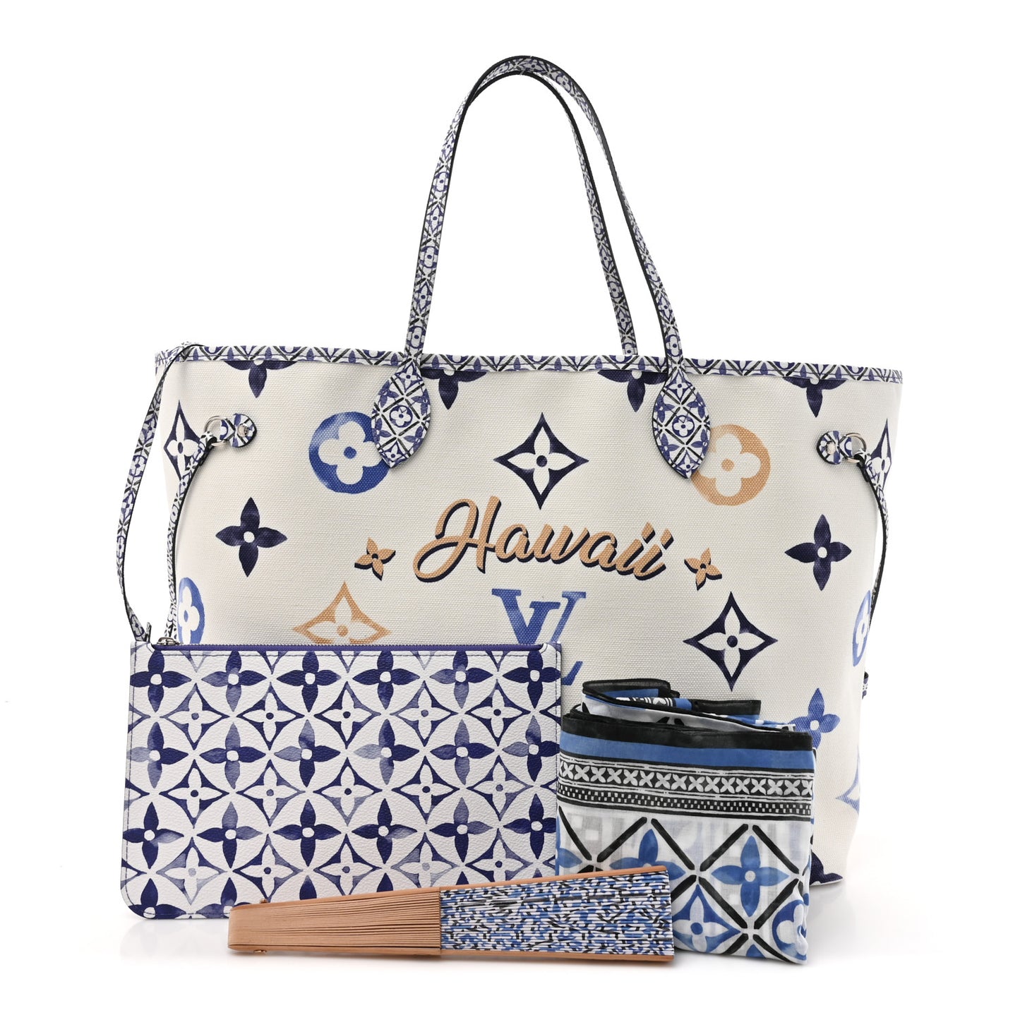 Monogram Canvas By The Pool Hawaii 2.0 Neverfull GM Blue