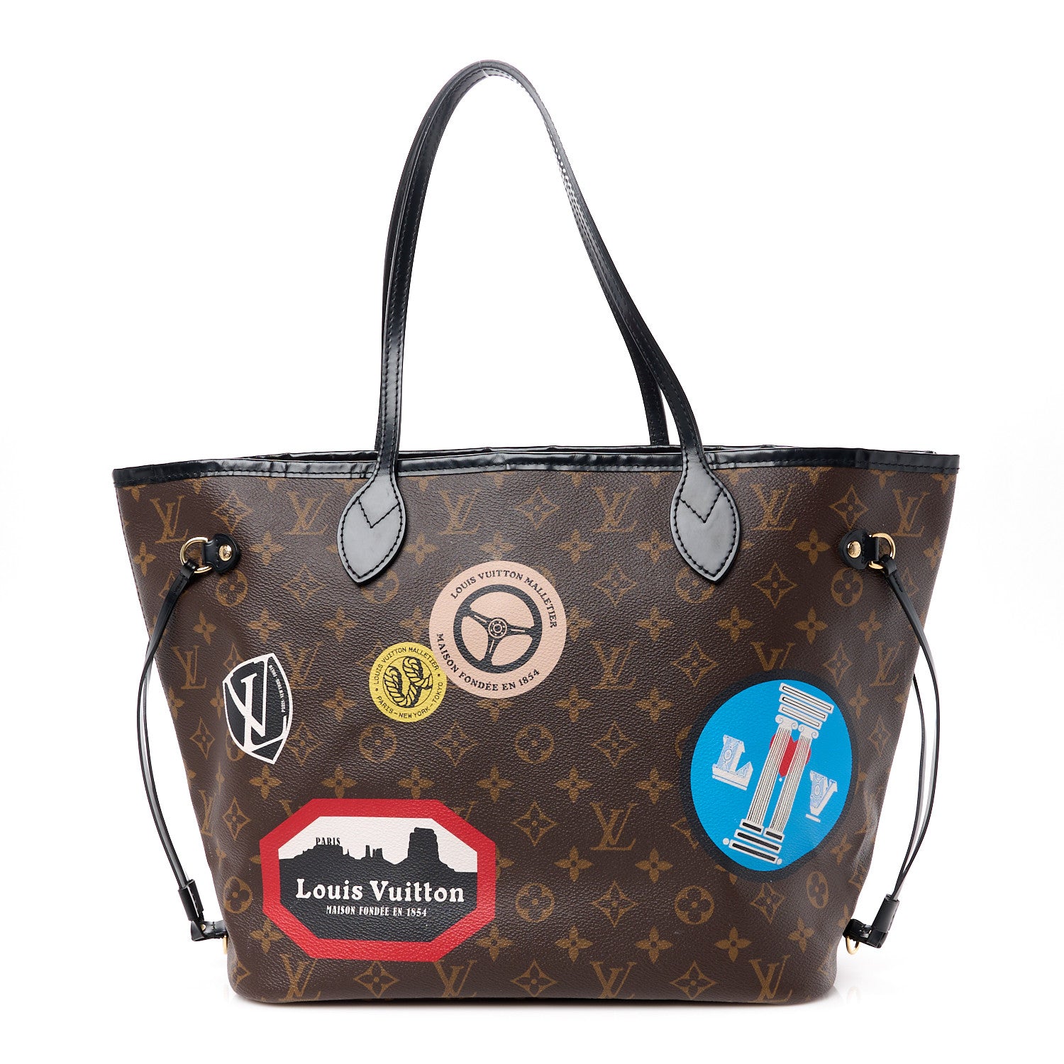Louis Vuitton Monogram My LV World Tour Neverfull MM 1 of 13