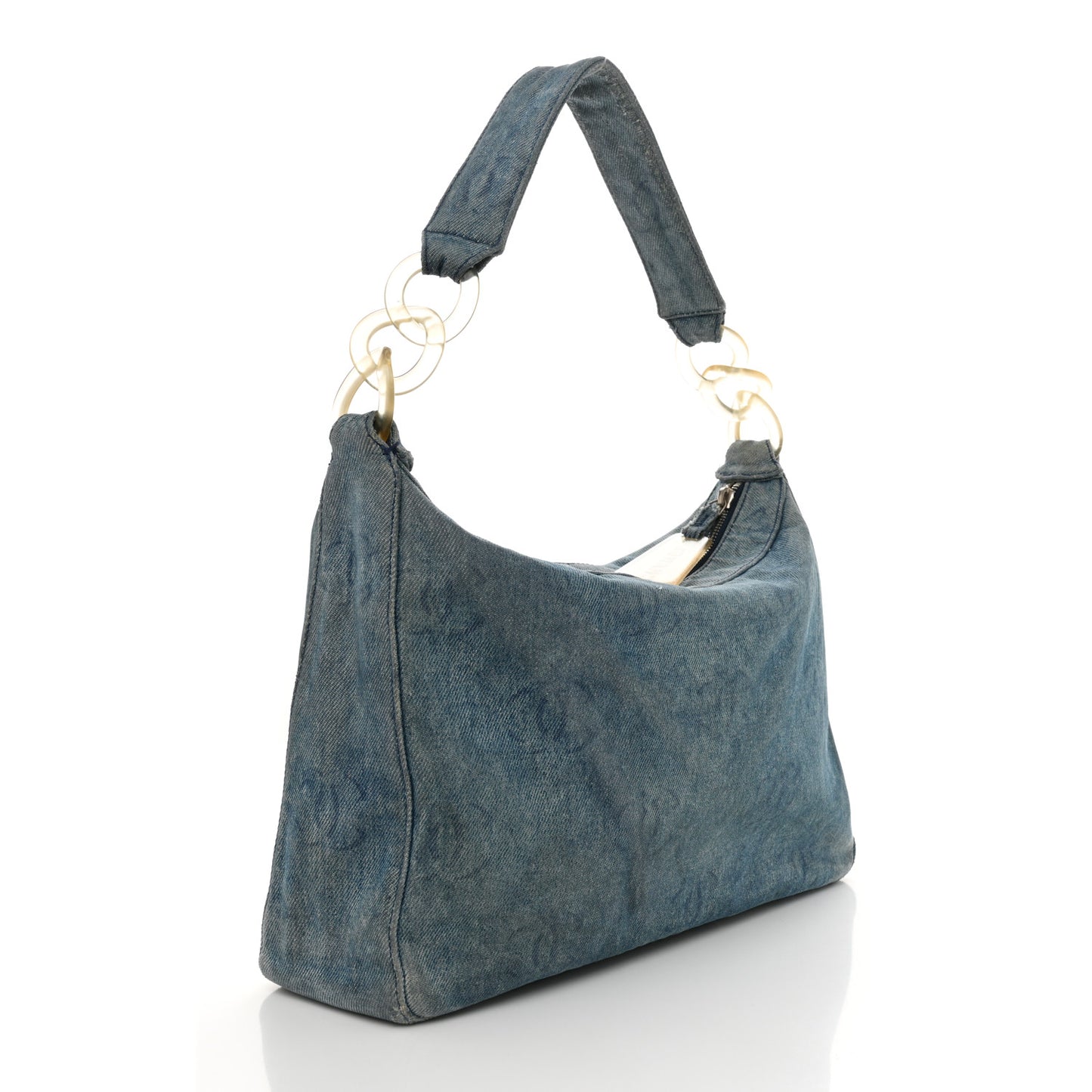 Denim CC Small Hobo Light Blue