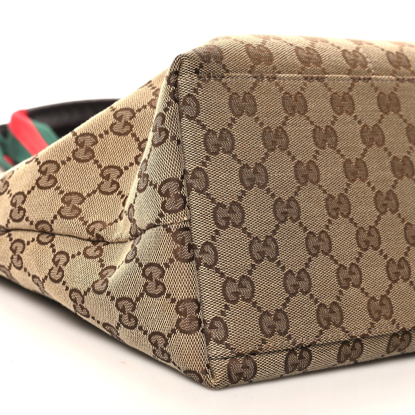 Monogram Web Large Diaper Tote Brown