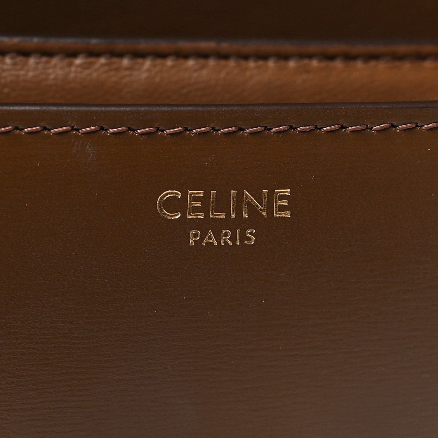 Celine Box Calfskin Teen Classic Box Flap Bag Camel 7 of 15