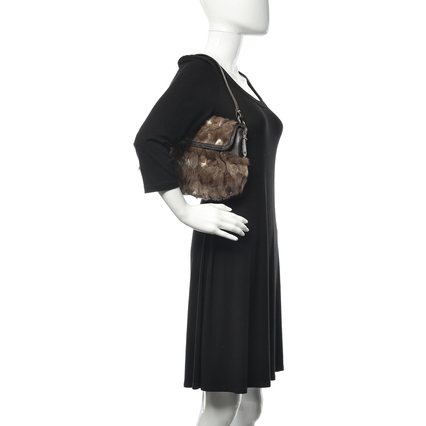 Rabbit Fur Chef Shoulder Bag