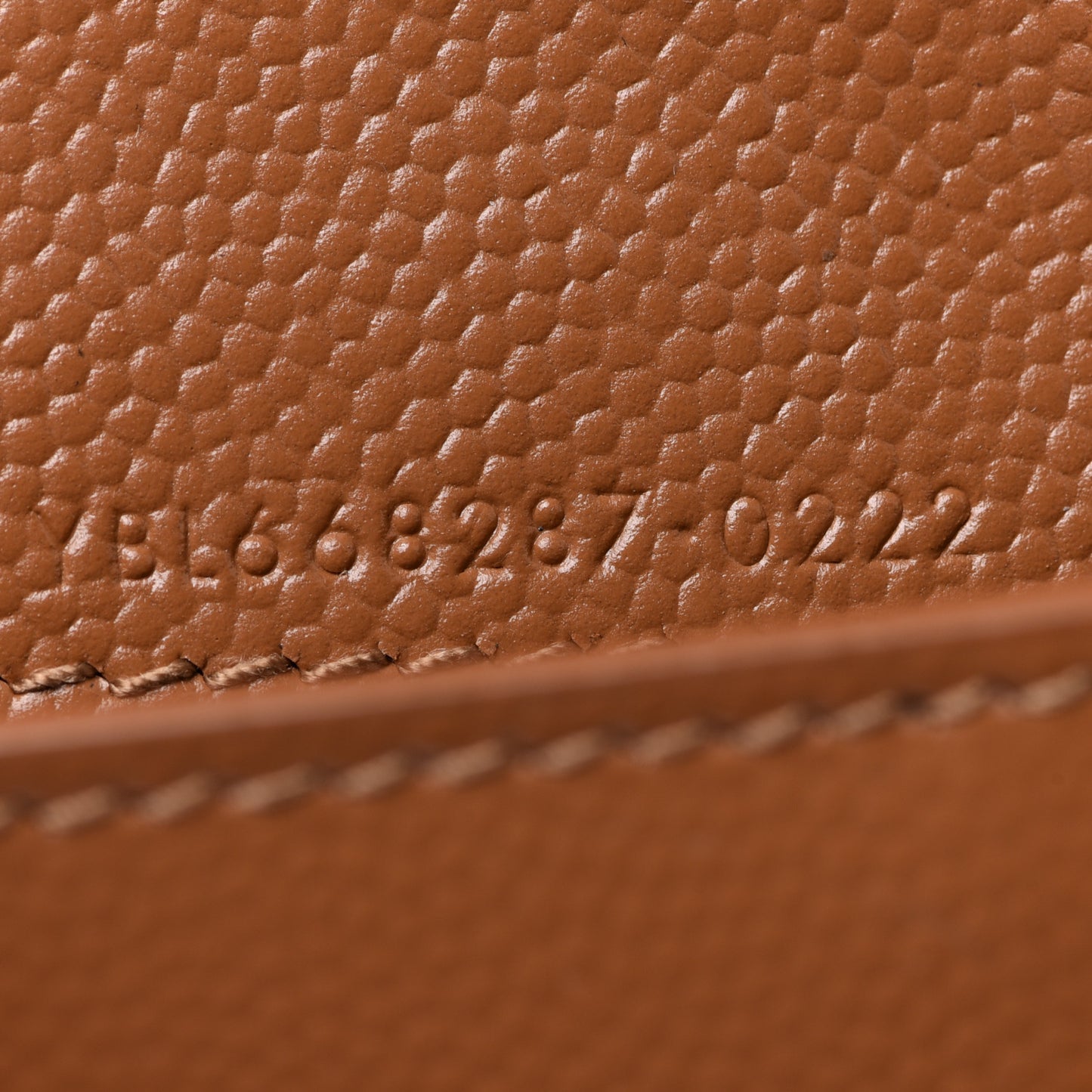 Grain De Poudre Matelasse Chevron Monogram Zipped Card Case Natural Dark