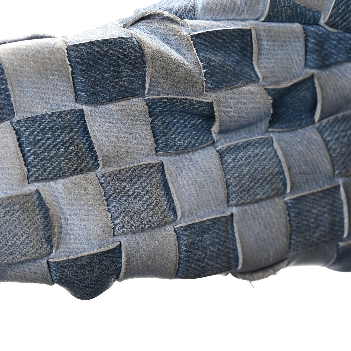 Nappa Denim Effect Intrecciato Teen Jodie Hobo Denim