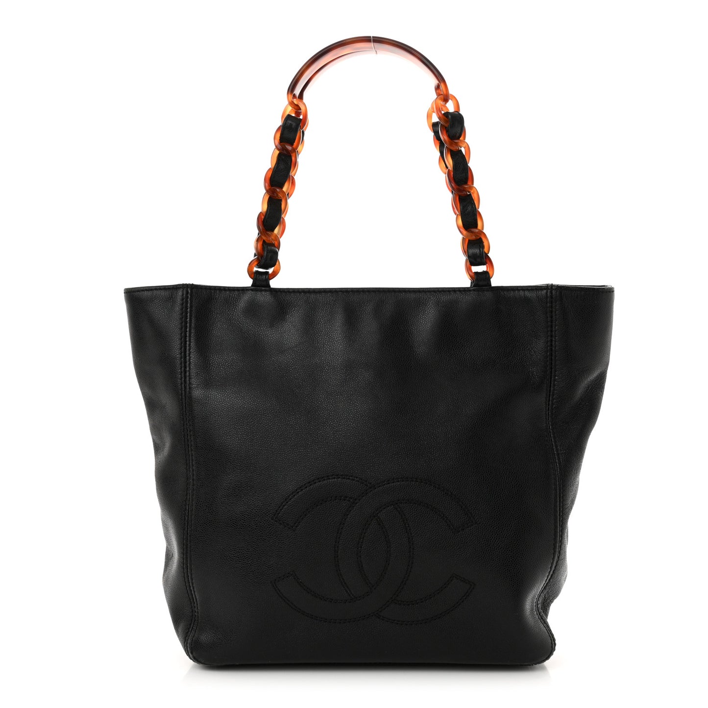 Caviar Tortoise Timeless CC Tote Black