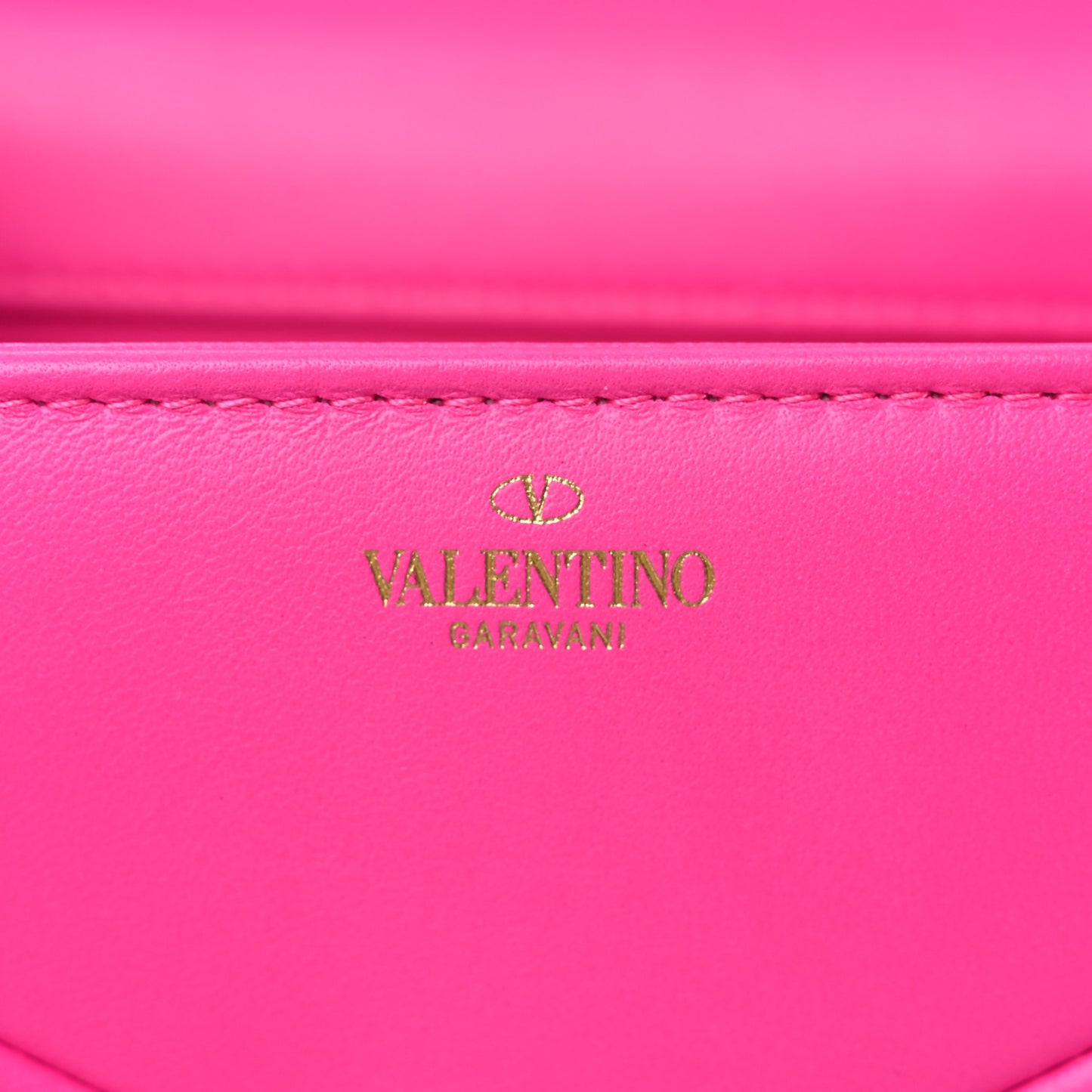 Nappa Small One Stud Top Handle Bag Pink PP