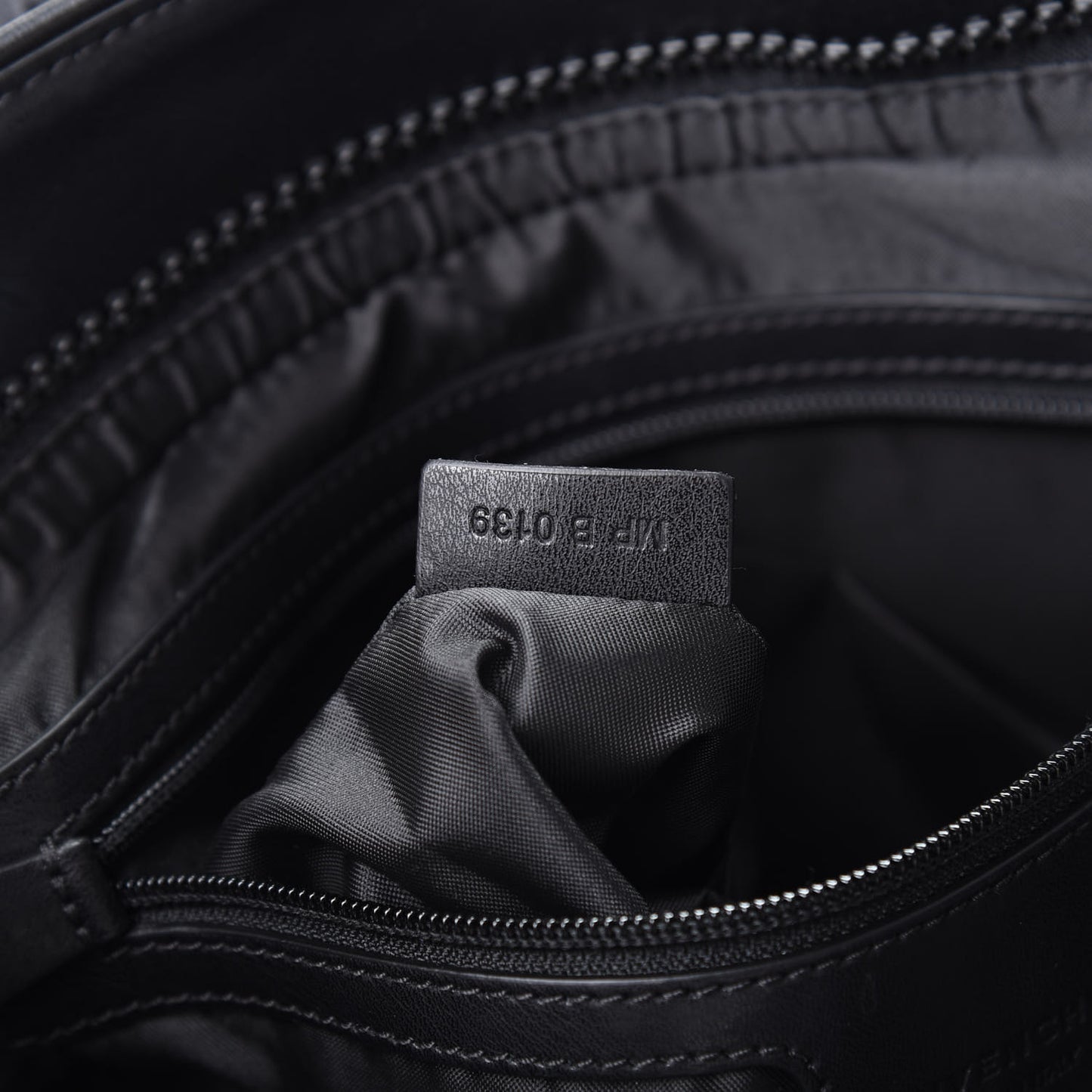Calfskin Mc3 Reverse Weekender Bag Black