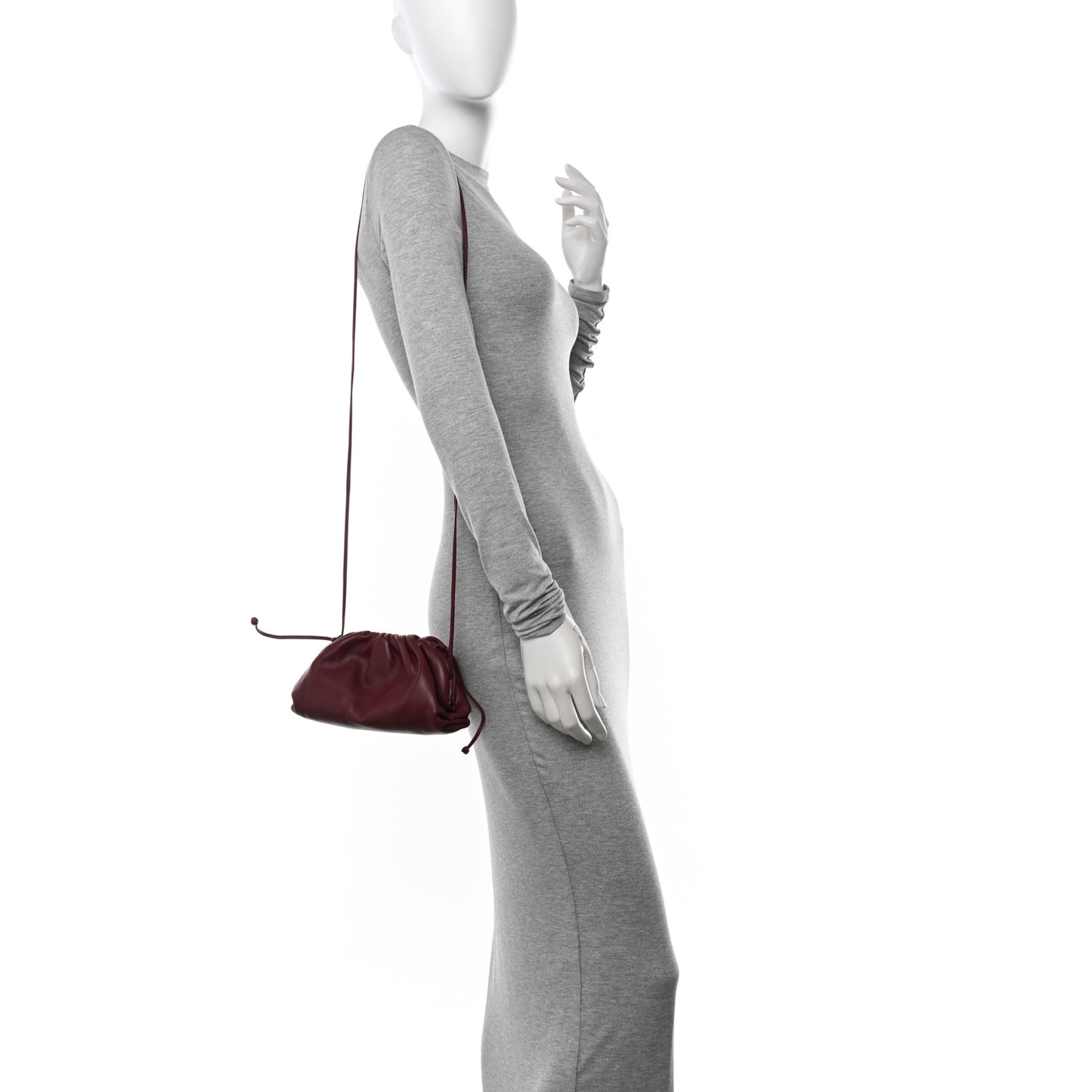 Butter Calfskin The Mini Pouch Bordeaux