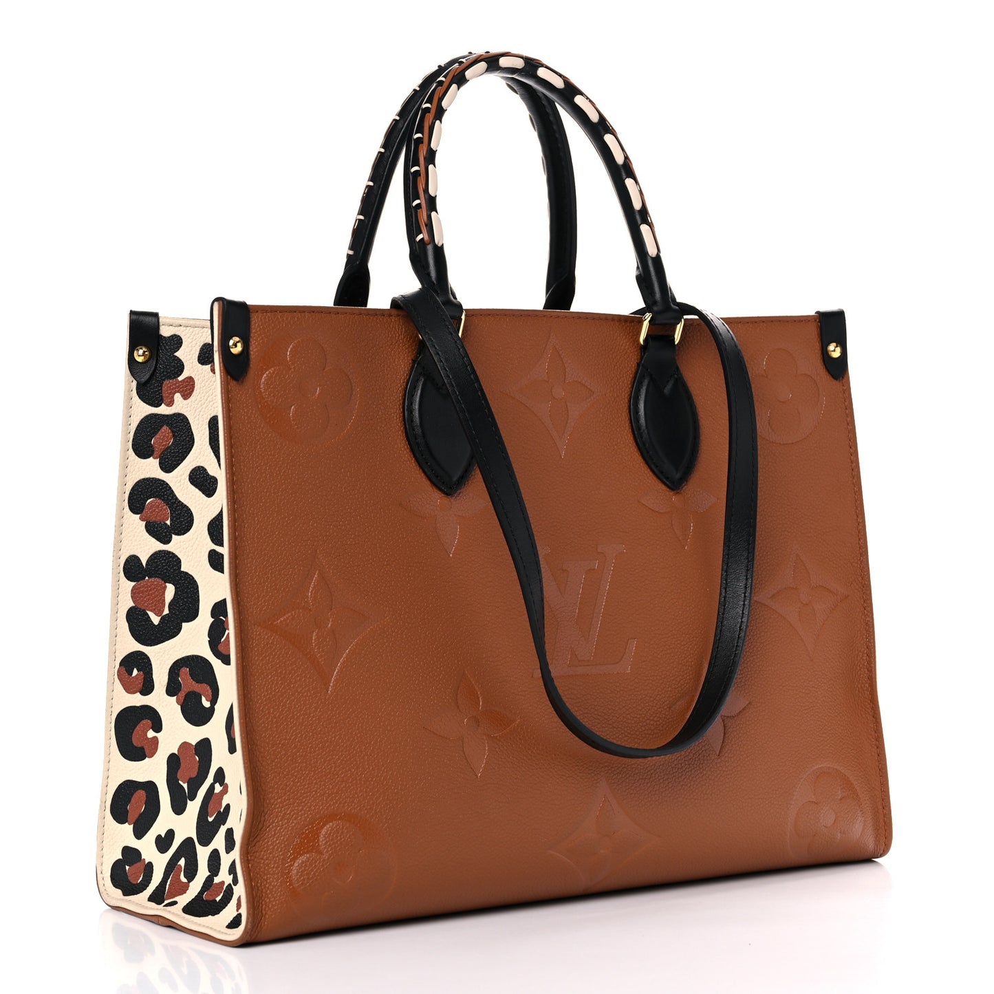 Empreinte Monogram Giant Wild At Heart Onthego MM Caramel