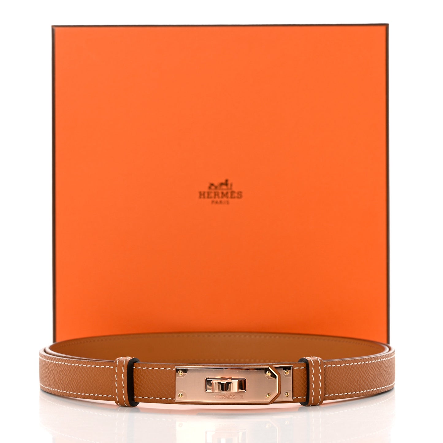 Epsom Kelly Belt Gold
