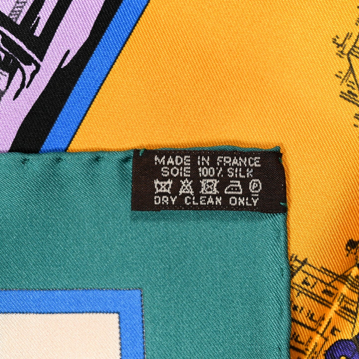 Silk A l'Ombre des Boulevards Scarf 90