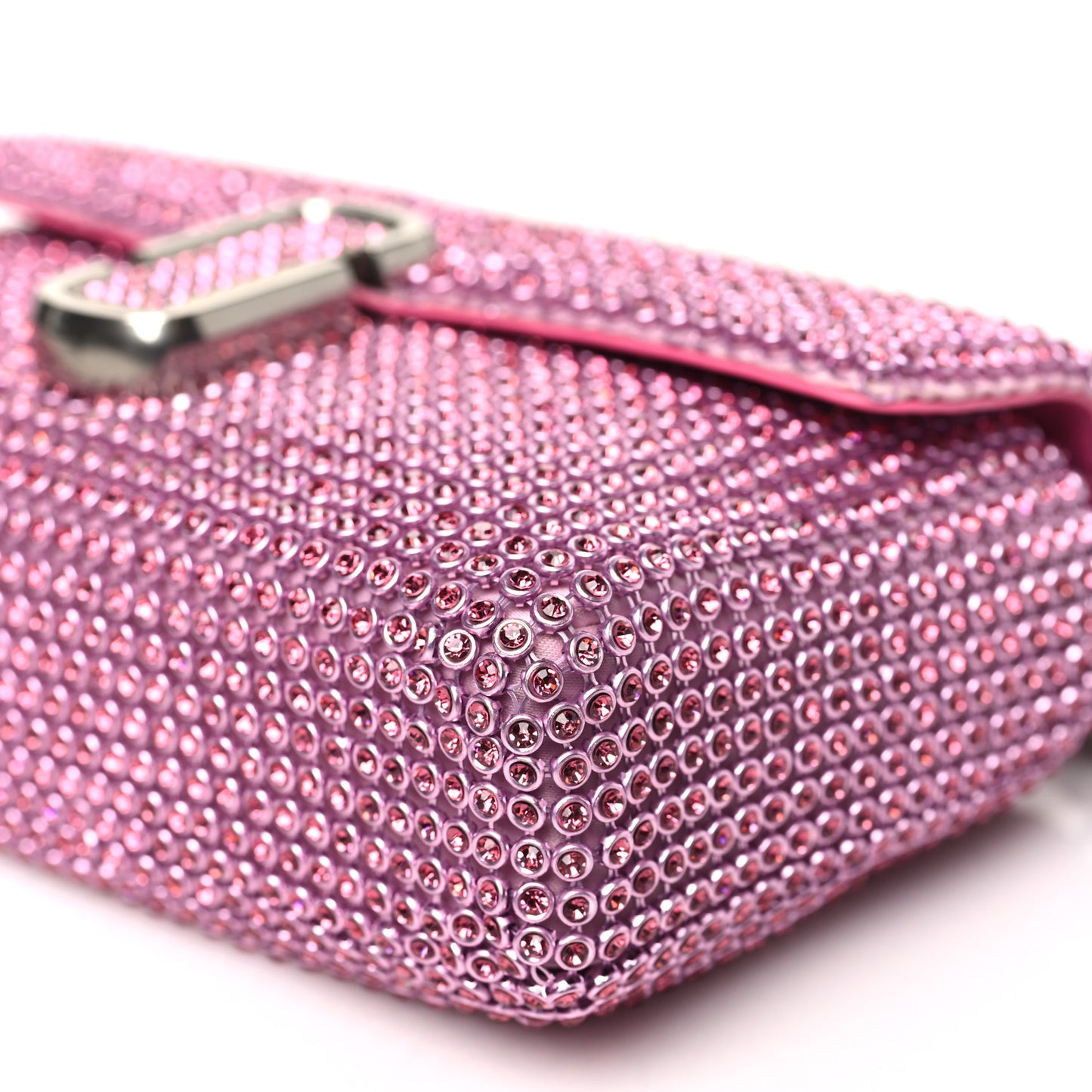 The Rhinestone J Marc Mini Shoulder Bag Petal Pink