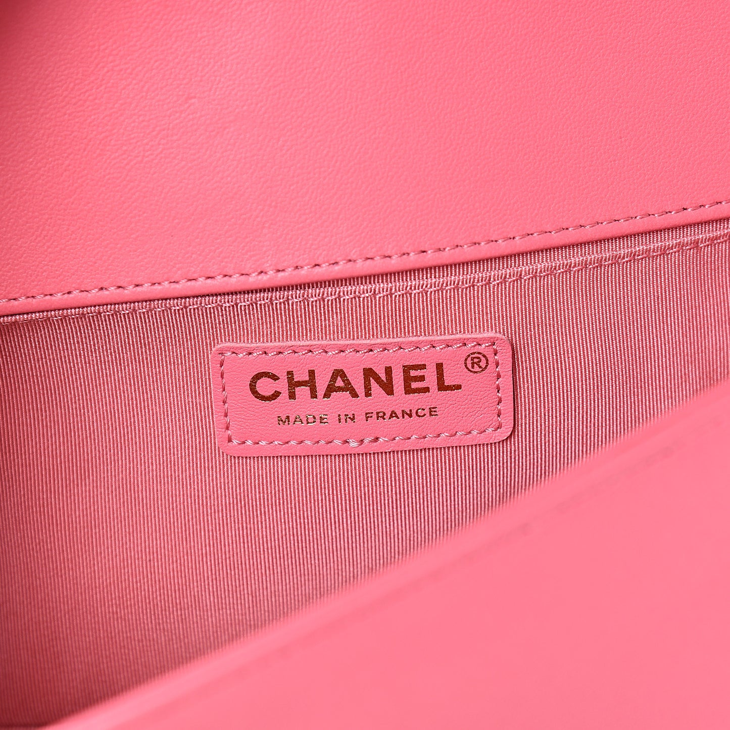 Lambskin Quilted Medium Boy Flap Pink