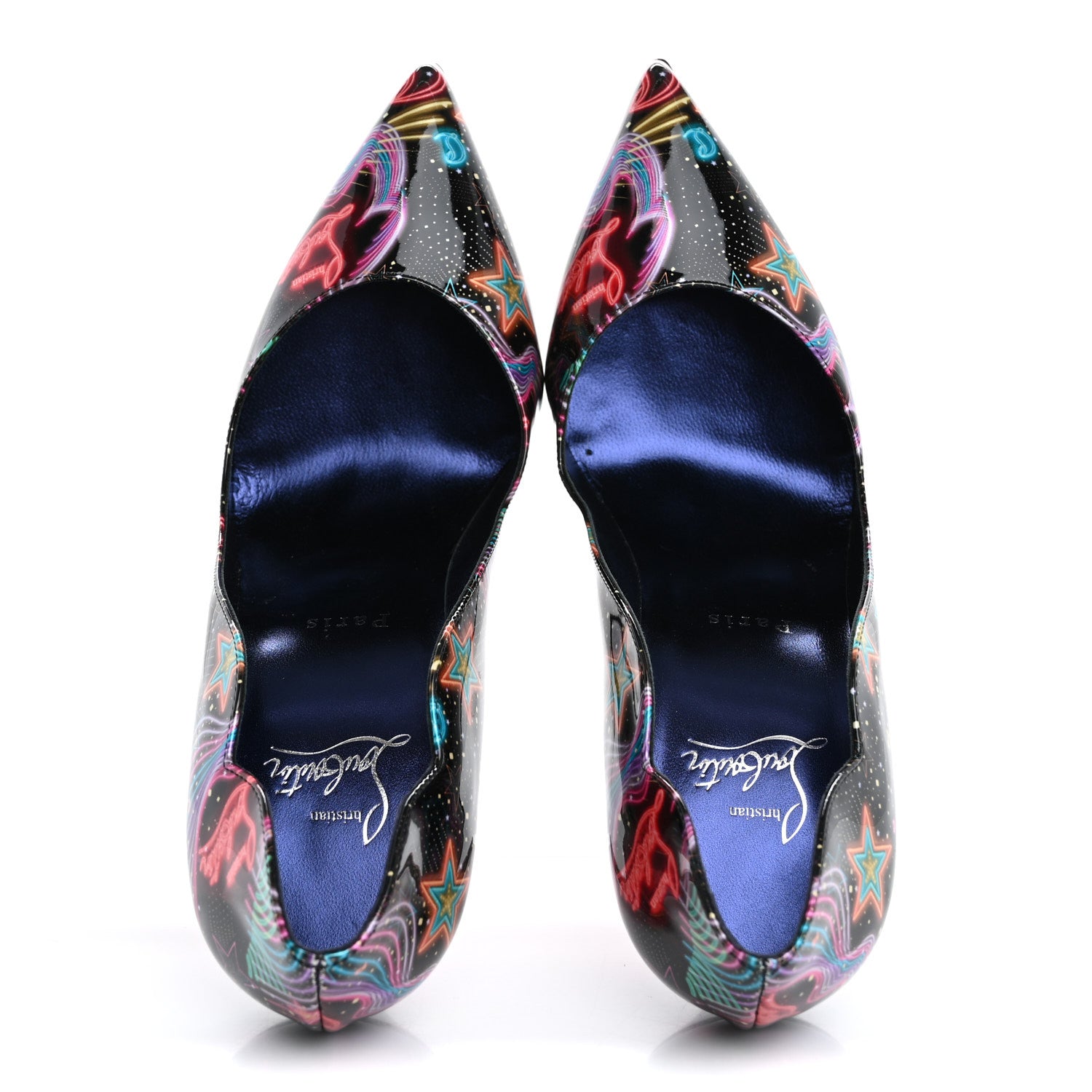 Christian Louboutin Patent Starlight Hot Chick 100 Pumps 39 Multicolor 2 of 9