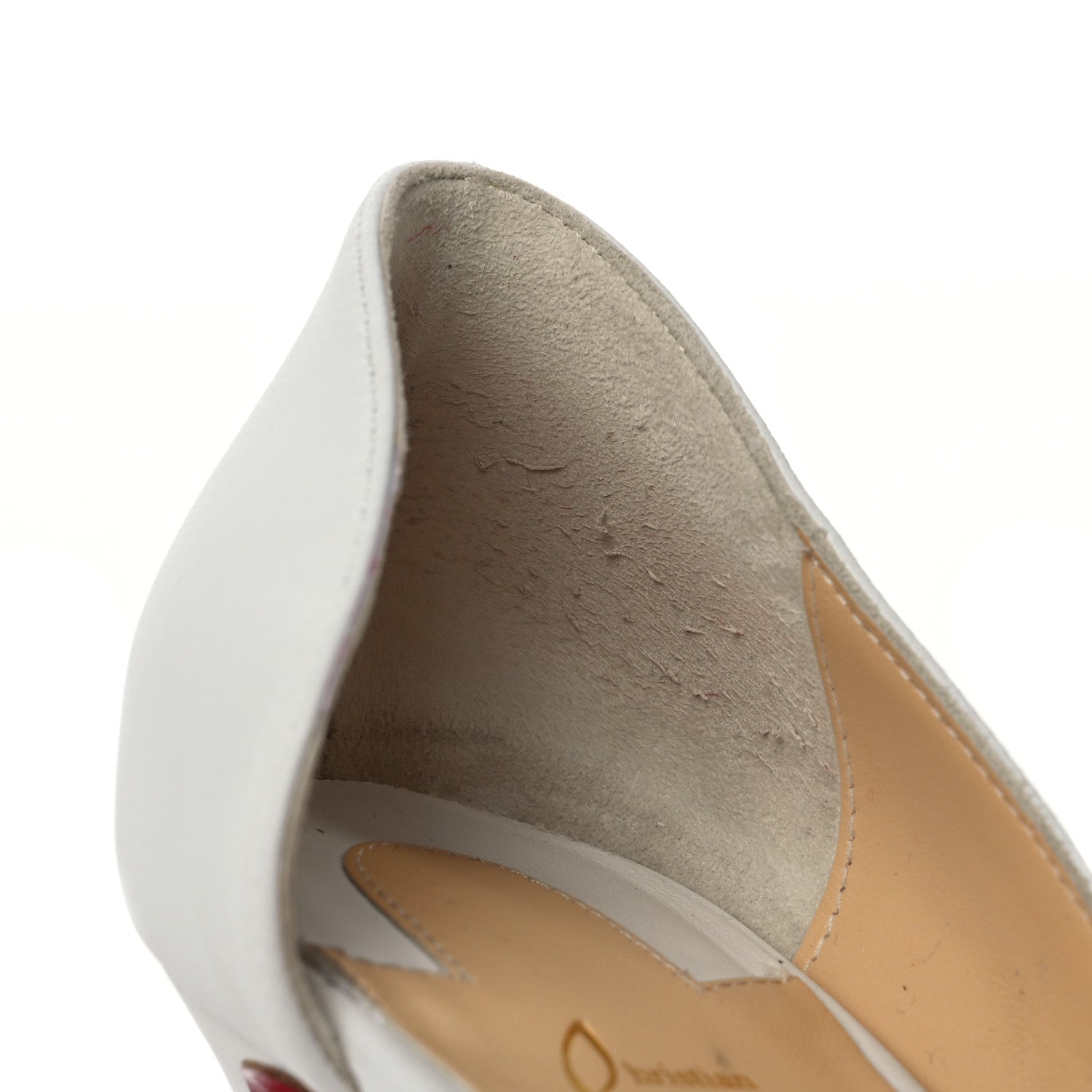 Christian Louboutin Shiny Nappa Iriza 85 Pumps 37.5 Bianco 10 of 13