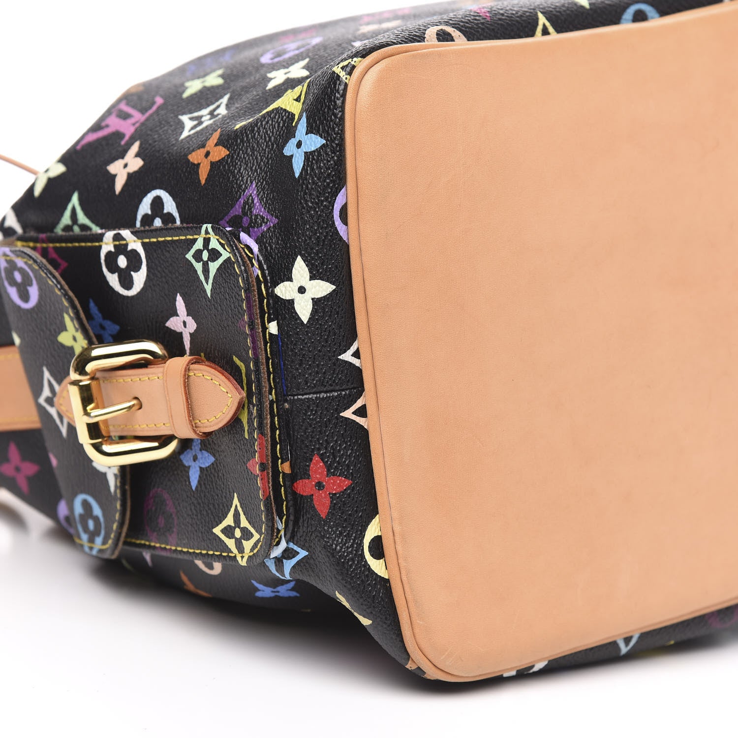 Louis Vuitton Monogram Multicolor Petit Noe Black 7 of 11