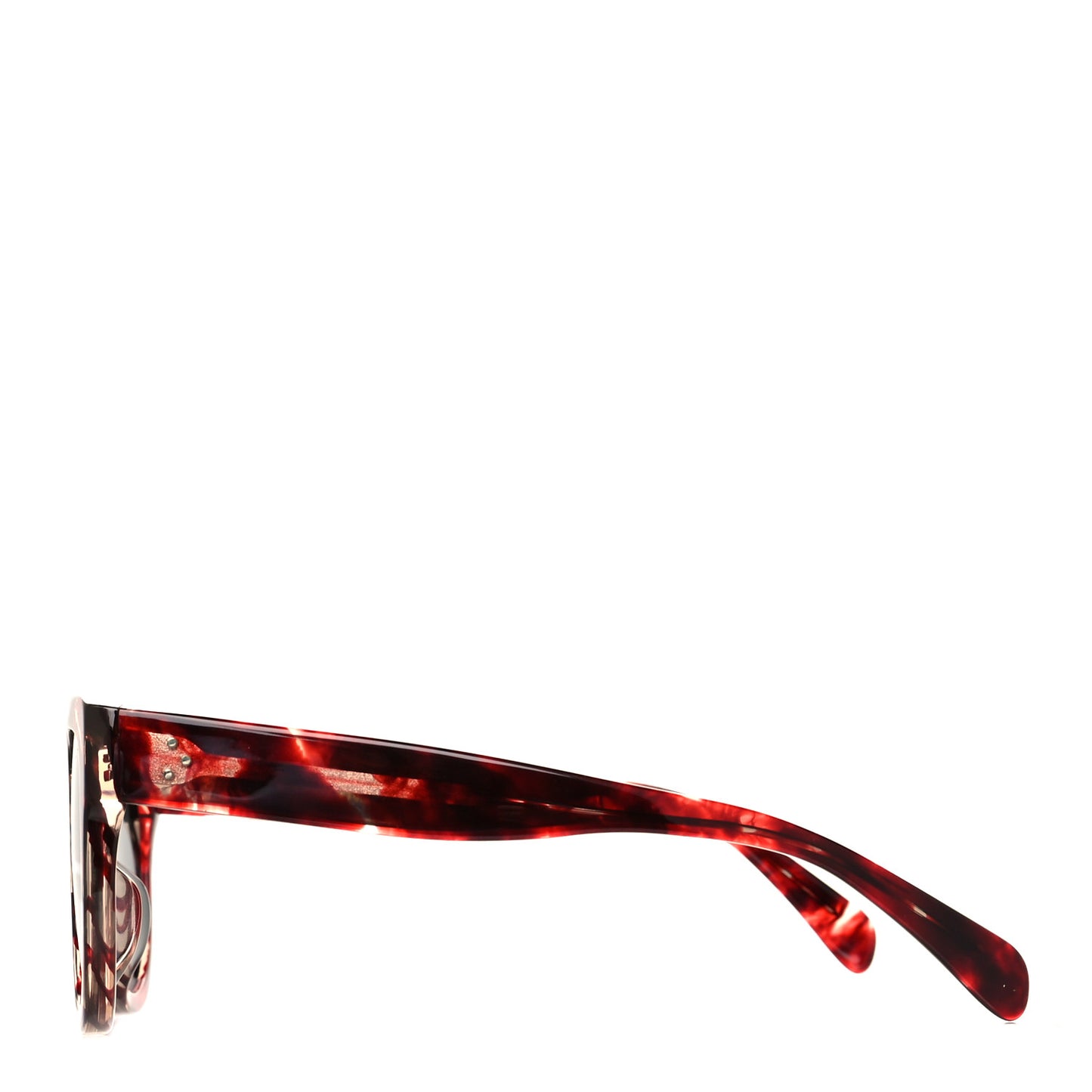Acetate Aviator Sunglasses CL 40001F Red Havana
