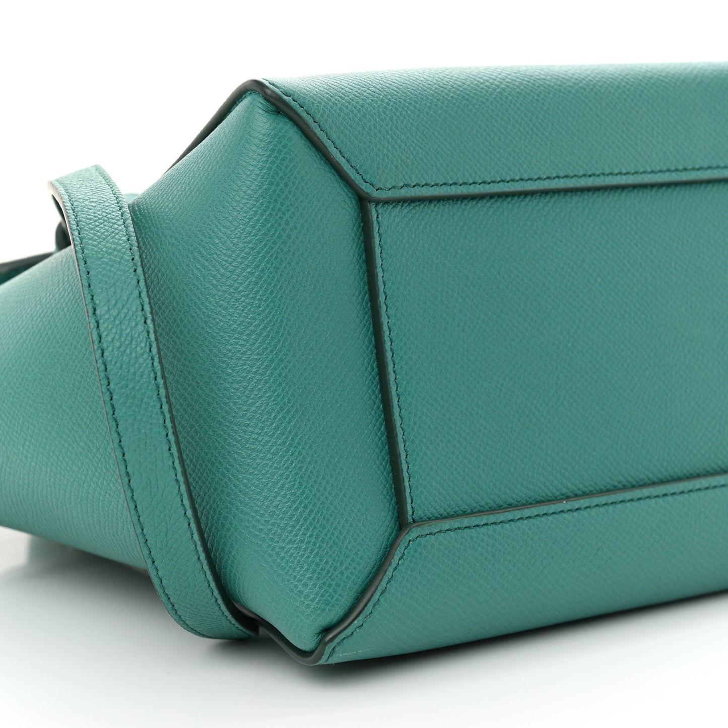 Grained Calfskin Micro Belt Bag Cactus