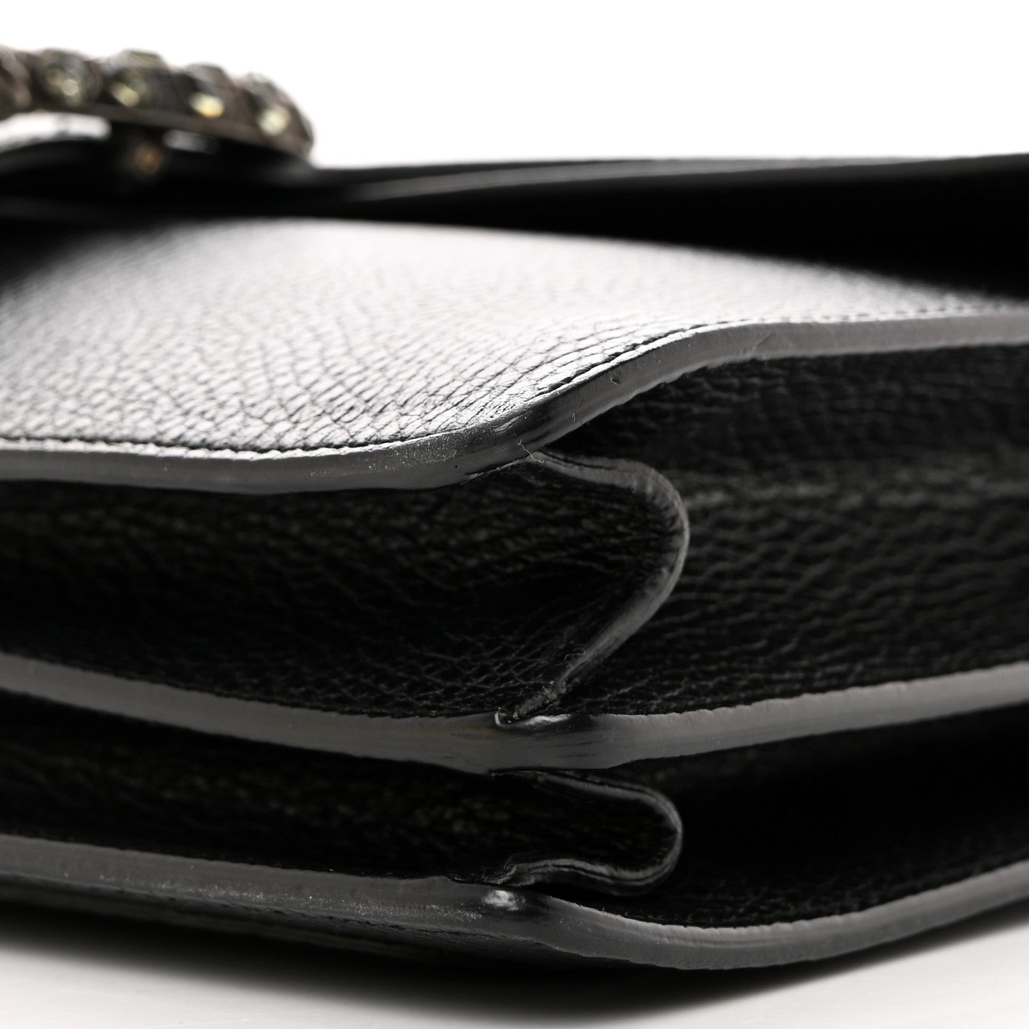 Gucci Dollar Calfskin Crystal Medium Dionysus Shoulder Bag Black Black Diamond 10 of 10